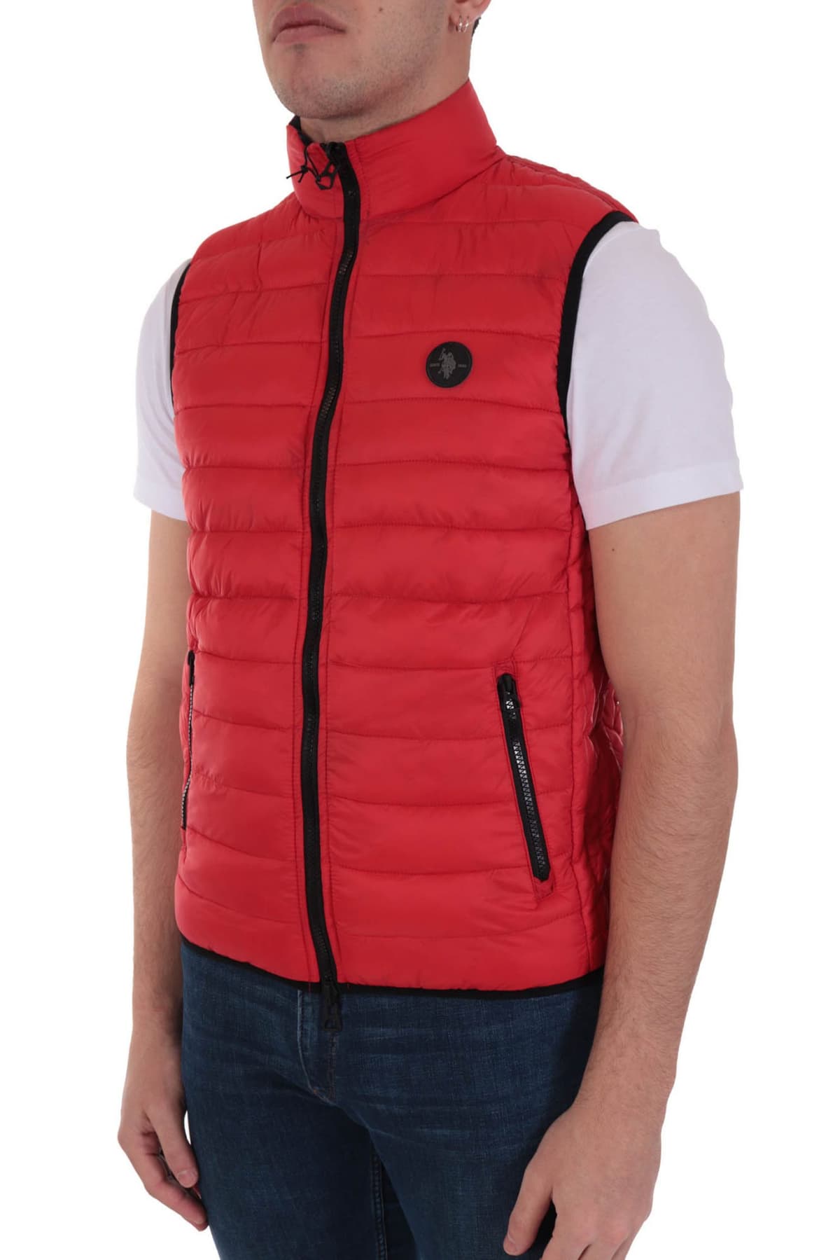 U.S. POLO ASSN ΜΠΟΥΦΑΝ ΑΜΑΝΙΚΟ REVERSIBLE CODY ΚΟΚΚΙΝΟ-ΜΠΛΕ