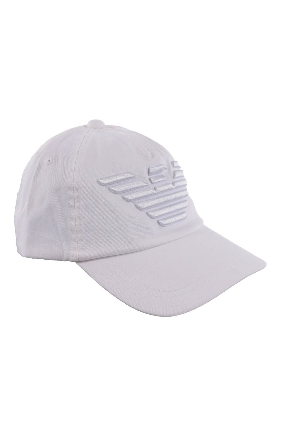 EMPORIO ARMANI ΚΑΠΕΛΟ LOGO ΛΕΥΚΟ