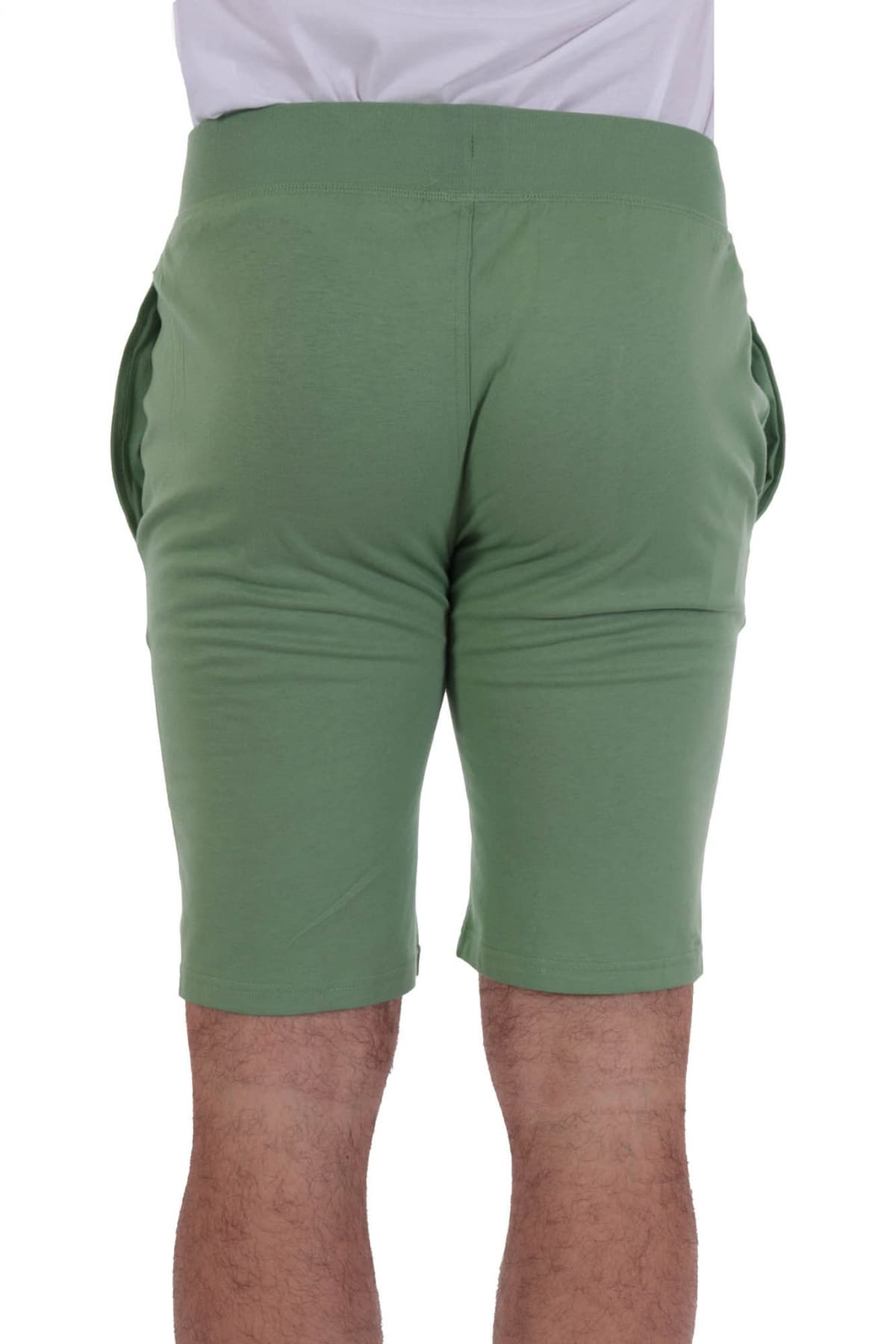 RALPH LAUREN ΒΕΡΜΟΥΔΑ SLIM SLEEP BOTTOM LOGO ΠΡΑΣΙΝΟ