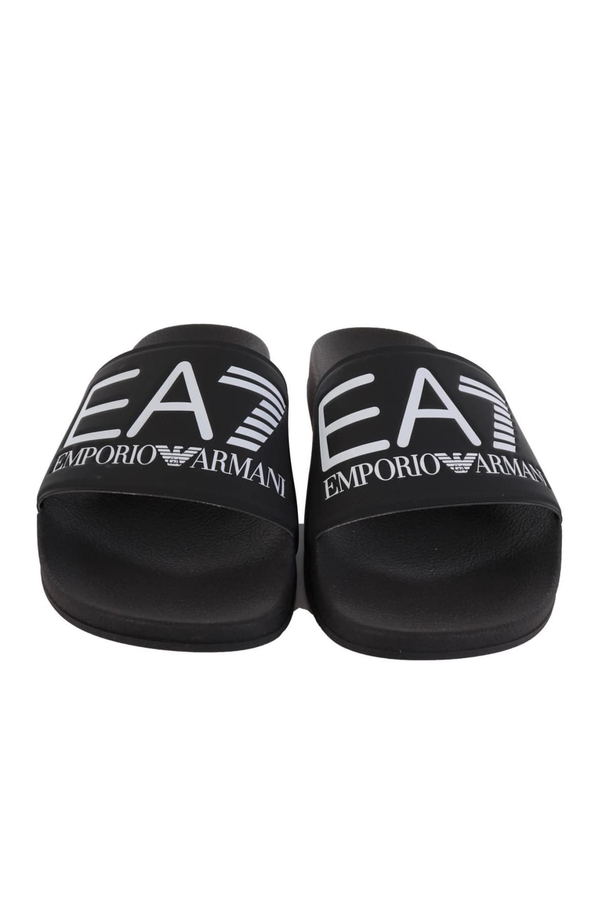 ARMANI 7 ΠΑΝΤΟΦΛΕΣ ΘΑΛΑΣΣΗΣ LOGO ΜΑΥΡΟ