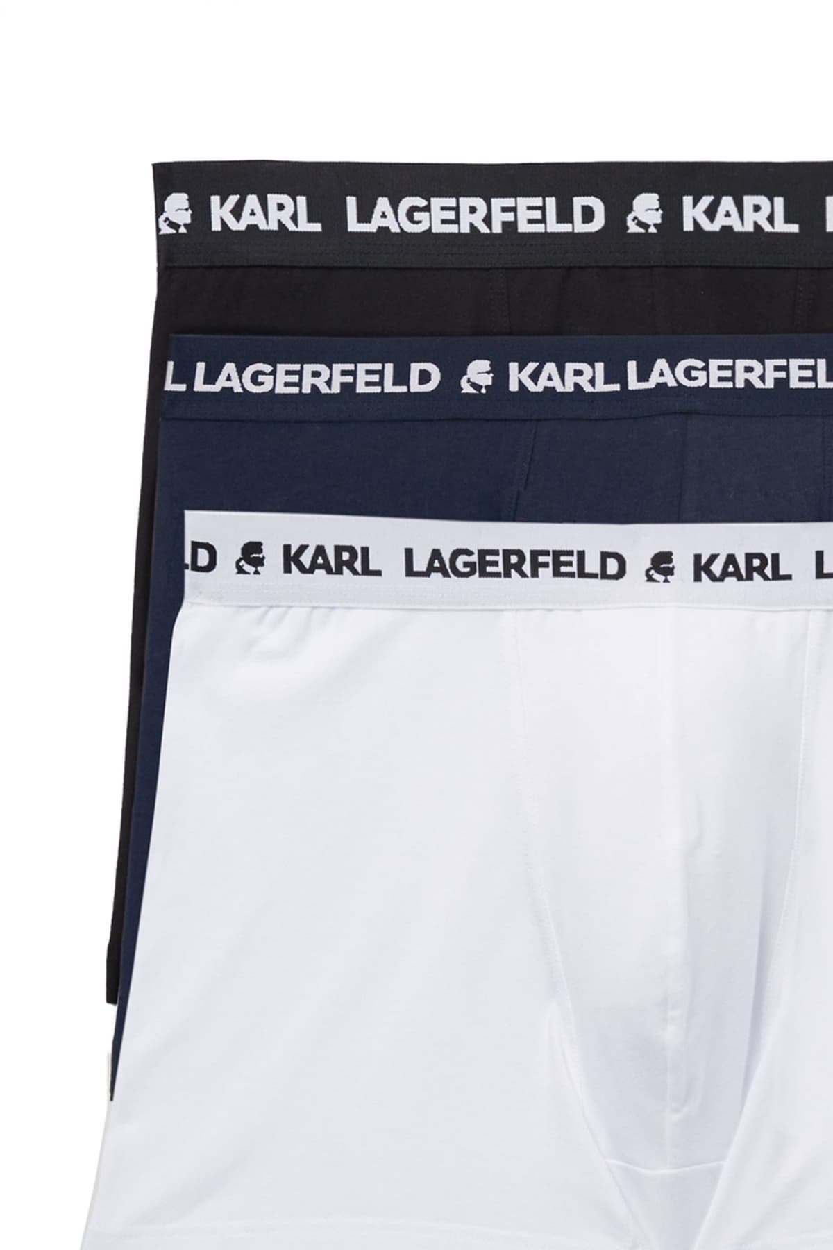 KARL LAGERFELD ΕΣΩΡΟΥΧΑ 3PACK TRUNKS SET ΜΠΛΕ-ΜΑΥΡΟ-ΛΕΥΚΟ