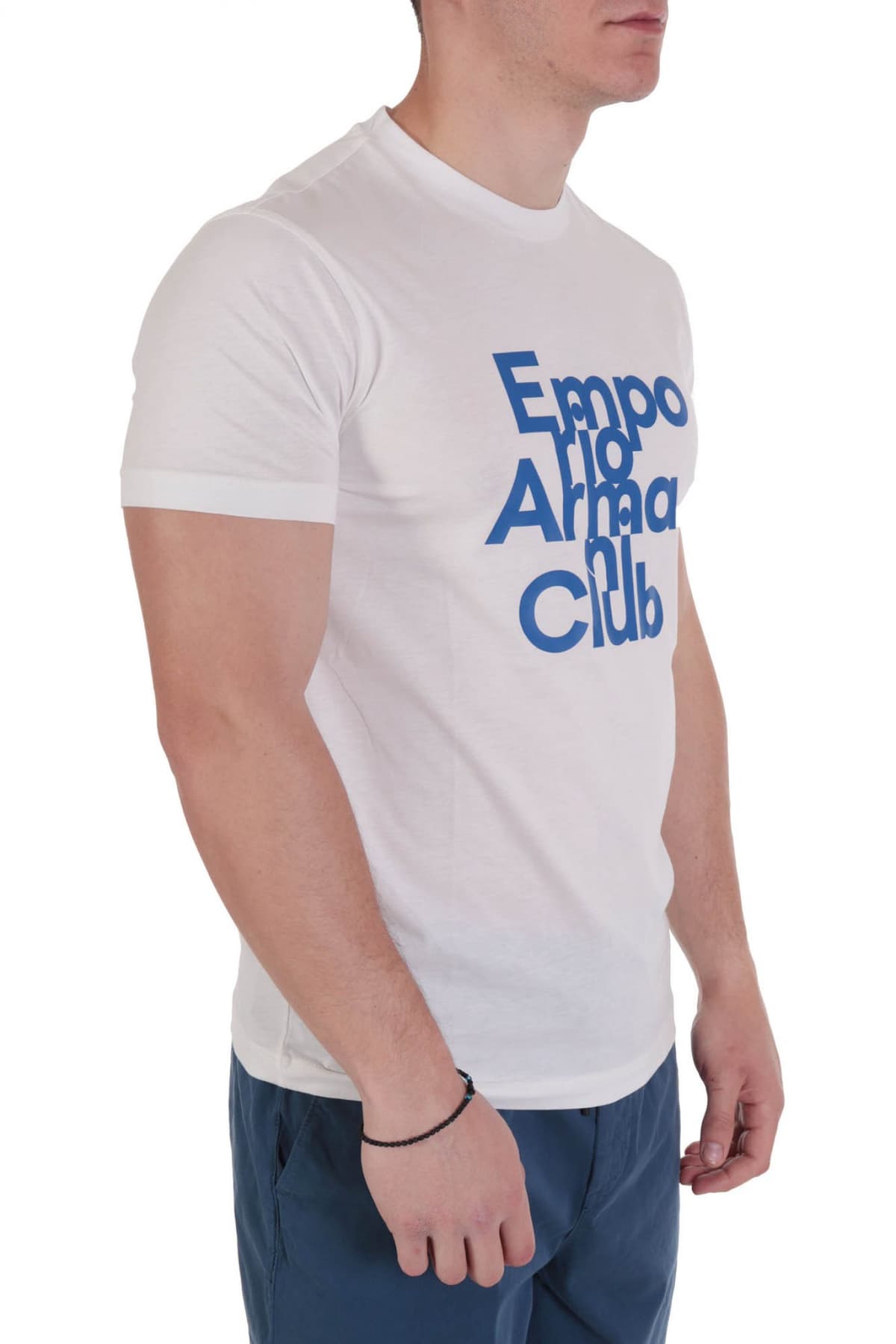 EMPORIO ARMANI T-SHIRT LOGO ΛΕΥΚΟ