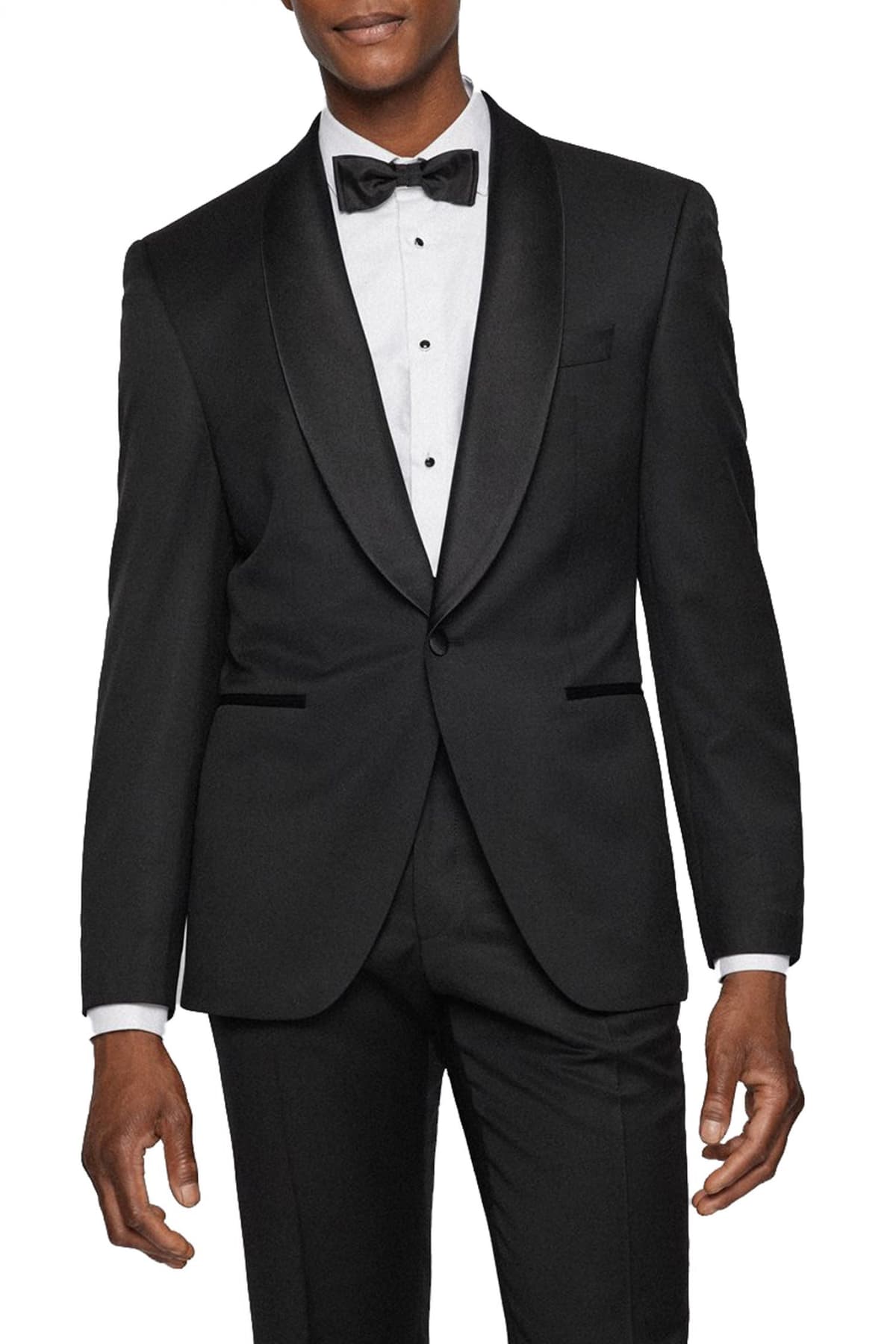 BOSS ΣΑΚΑΚΙ ΚΟΥΣΤΟΥΜΙΟΥ SMOKIN SUPER 120 REGULAR FIT H-JECKSON-TUX-S-B1 ΜΑΥΡΟ