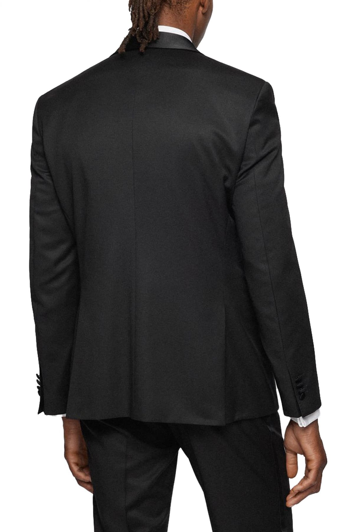 BOSS ΣΑΚΑΚΙ ΚΟΥΣΤΟΥΜΙΟΥ SMOKIN SUPER 120 REGULAR FIT H-JECKSON-TUX-S-B1 ΜΑΥΡΟ