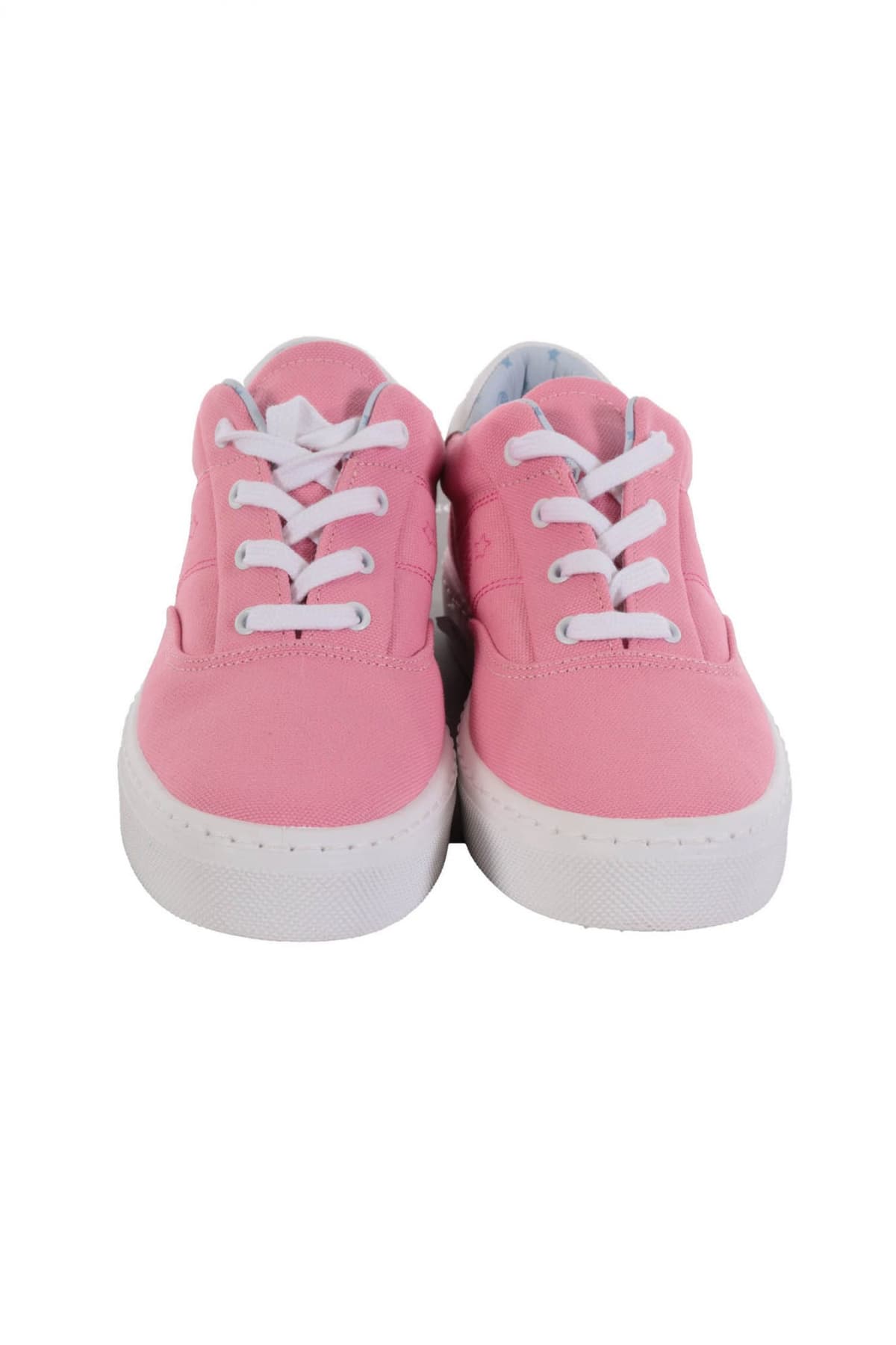 CHIARA FERRAGNI ΠΑΠΟΥΤΣΙΑ SNEAKERS LACE UP CANVAS ΡΟΖ