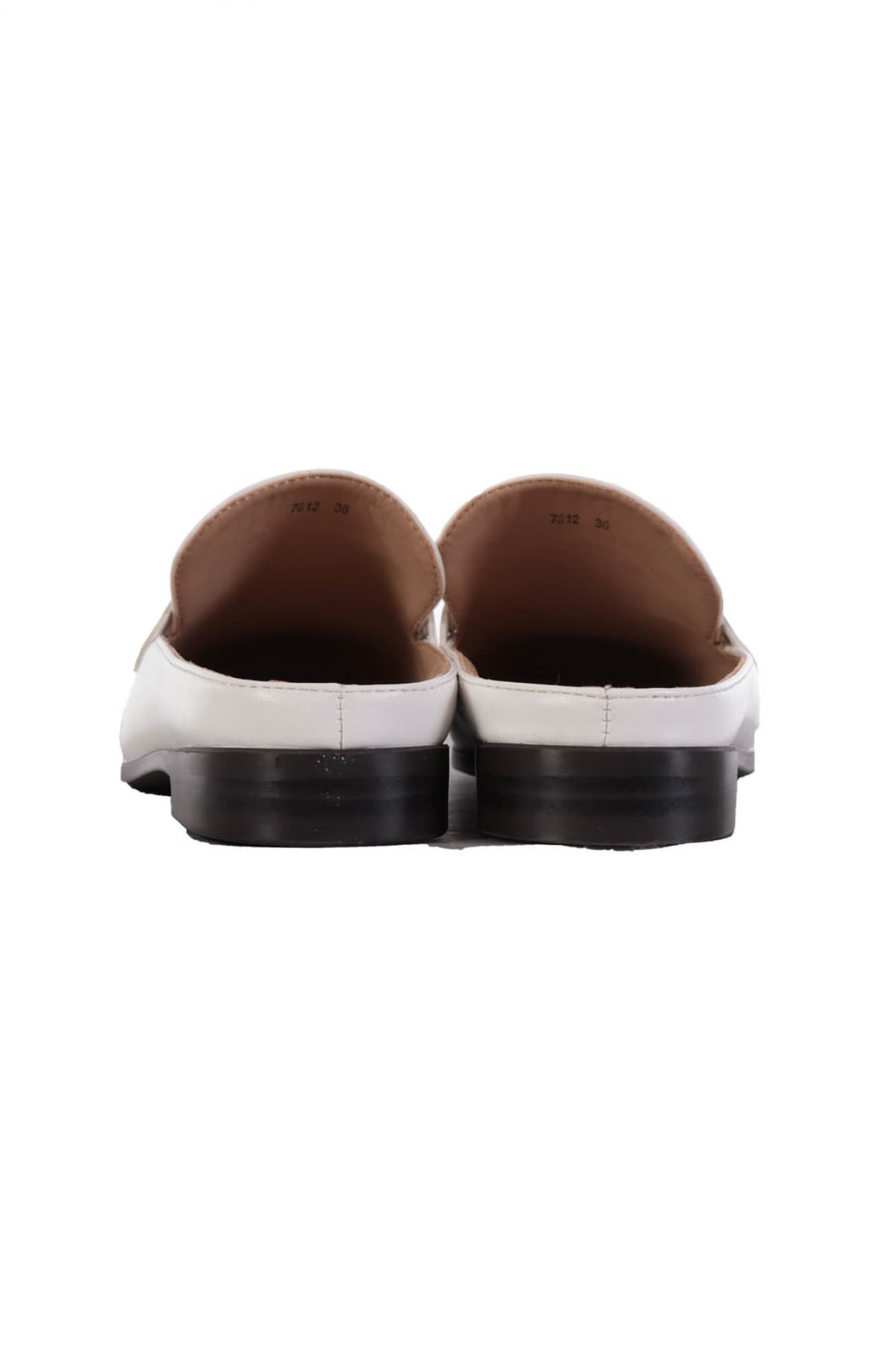 LAURA BIAGIOTTI ΠΑΠΟΥΤΣΙΑ MULES ΦΛΑΤ ΜΕ ΑΓΚΡΑΦΑ ΛΕΥΚΟ