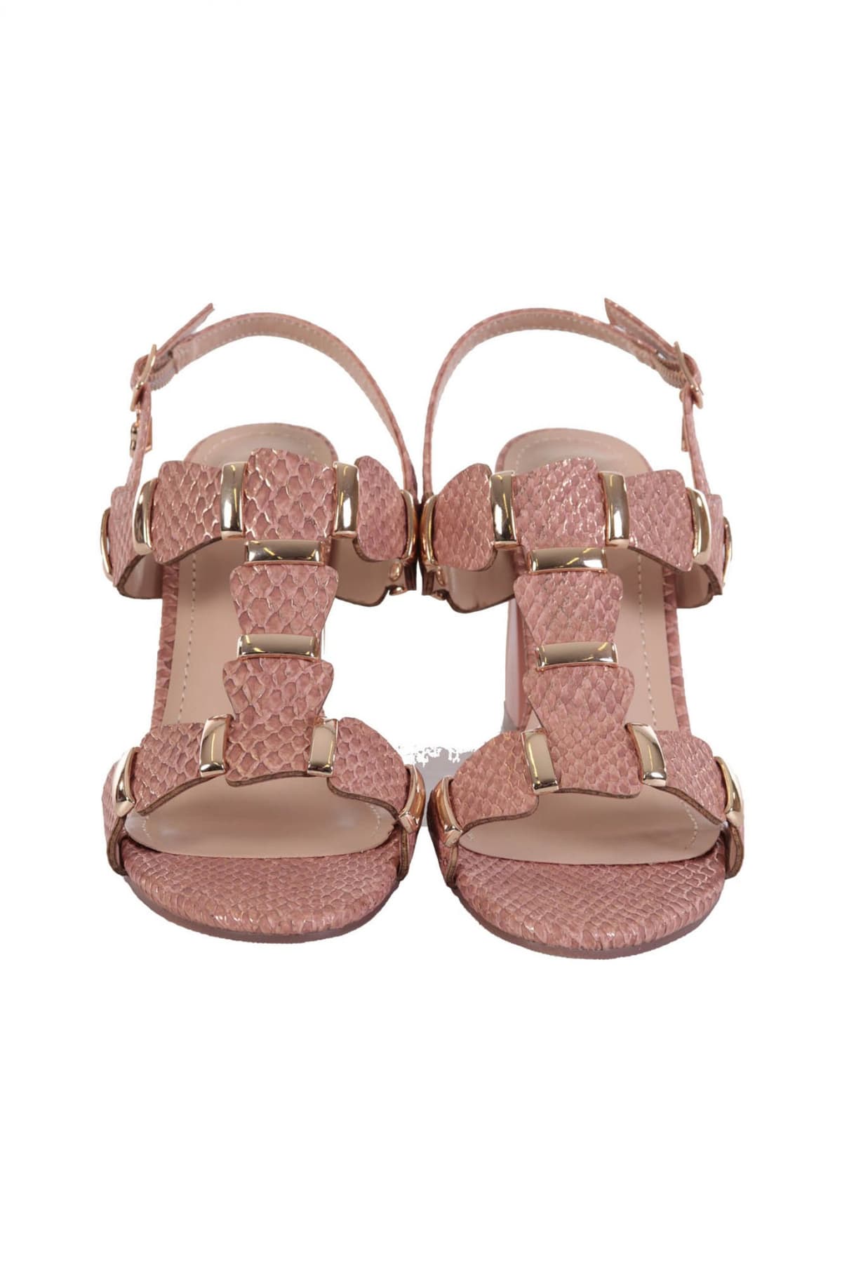 LAURA BIAGIOTTI ΠΑΠΟΥΤΣΙΑ ΠΕΔΙΛΑ ΜΕ ΧΡΥΣΕΣ ΛΕΠΤΟΜΕΡΕΙΕΣ ΚΑΙ ΧΟΝΤΡΟ ΤΑΚΟΥΝΙ ΦΙΔΙ ΡΟΖ