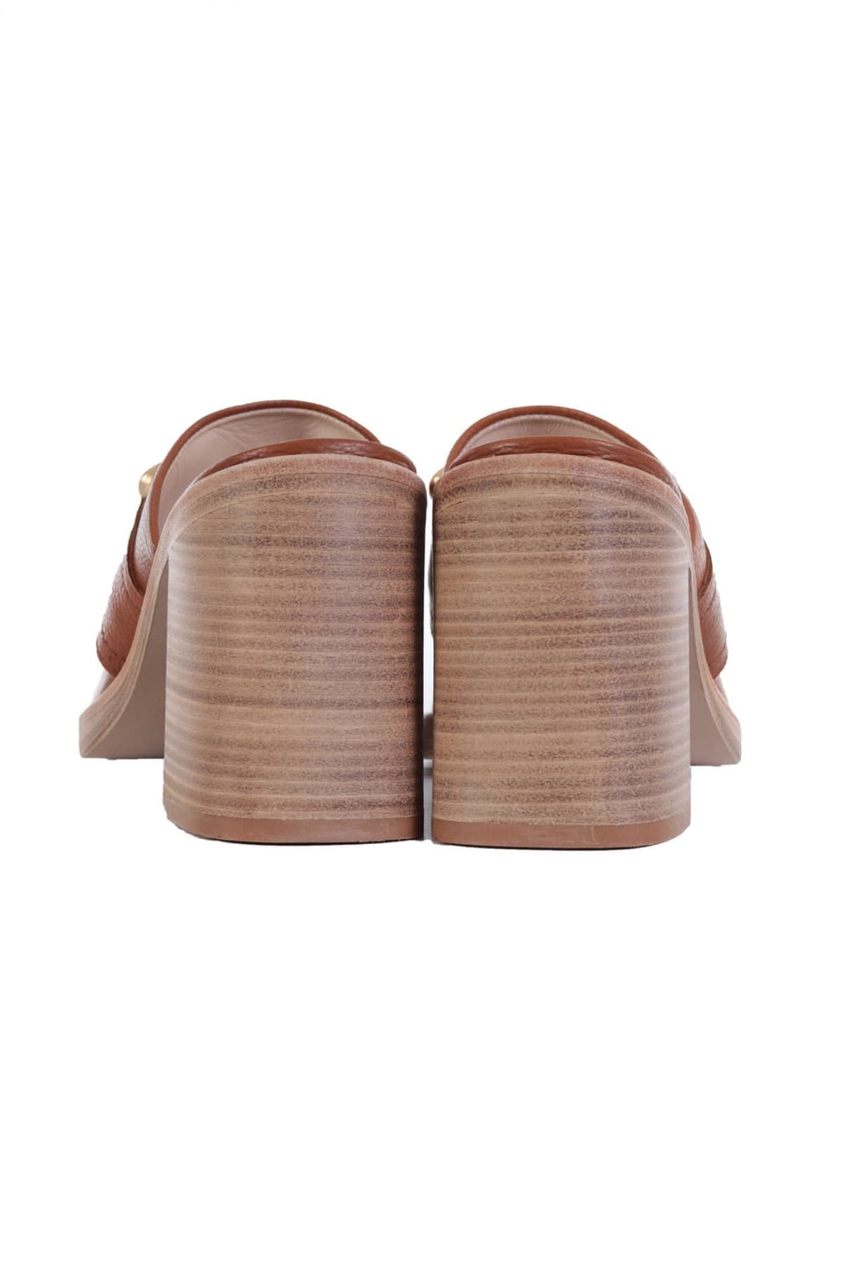 ZINDA ΠΑΠΟΥΤΣΙΑ MULES BUFALO CUERO ΚΑΦΕ