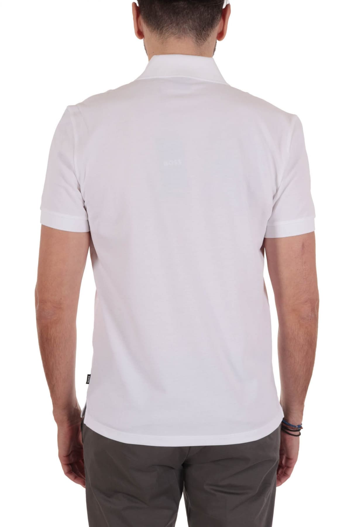 BOSS POLO PALLAS ΛΕΥΚΟ