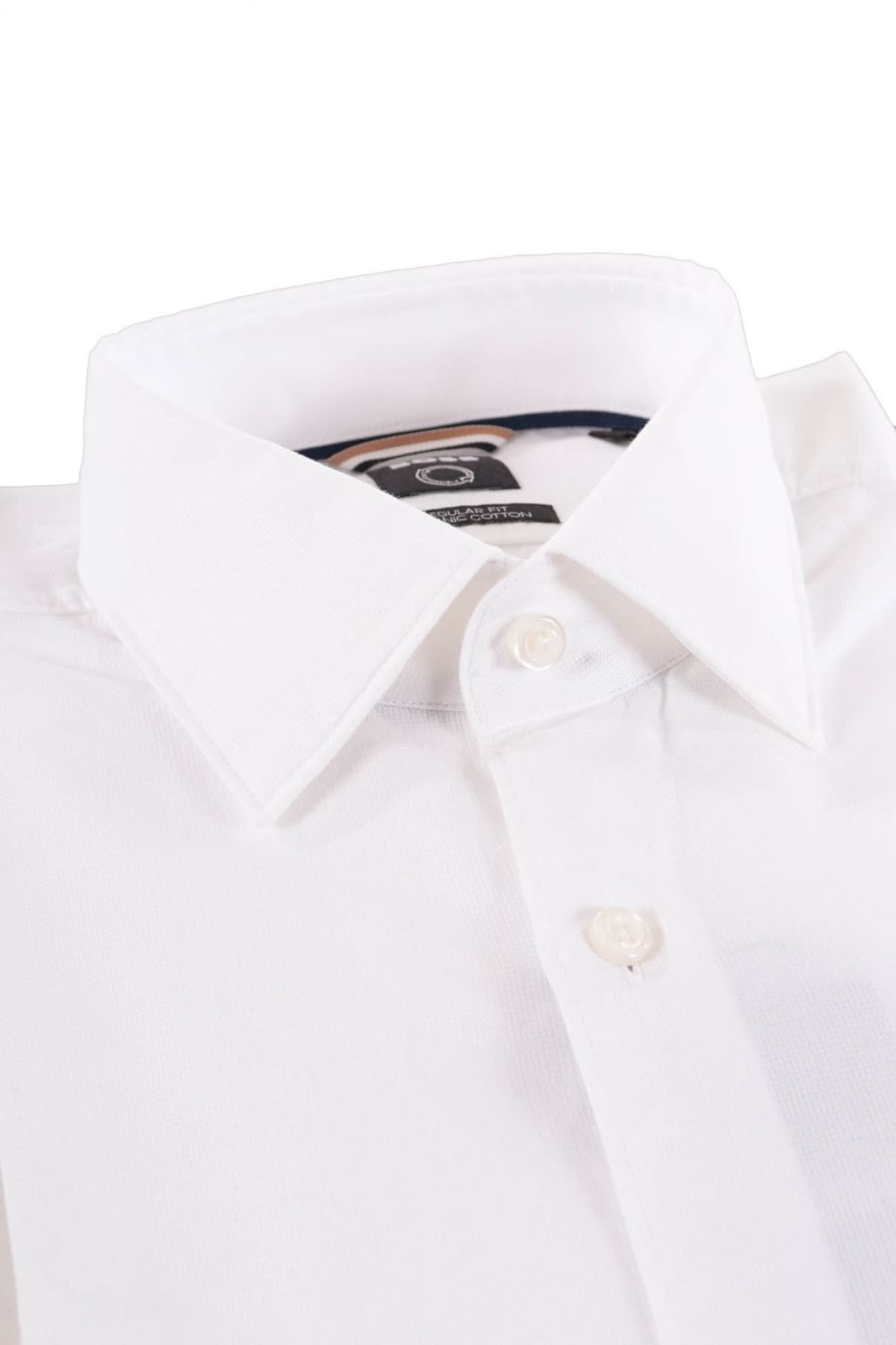 BOSS ΠΟΥΚΑΜΙΣΟ REGULAR FIT H-JOE-soft-C1-214 ΛΕΥΚΟ