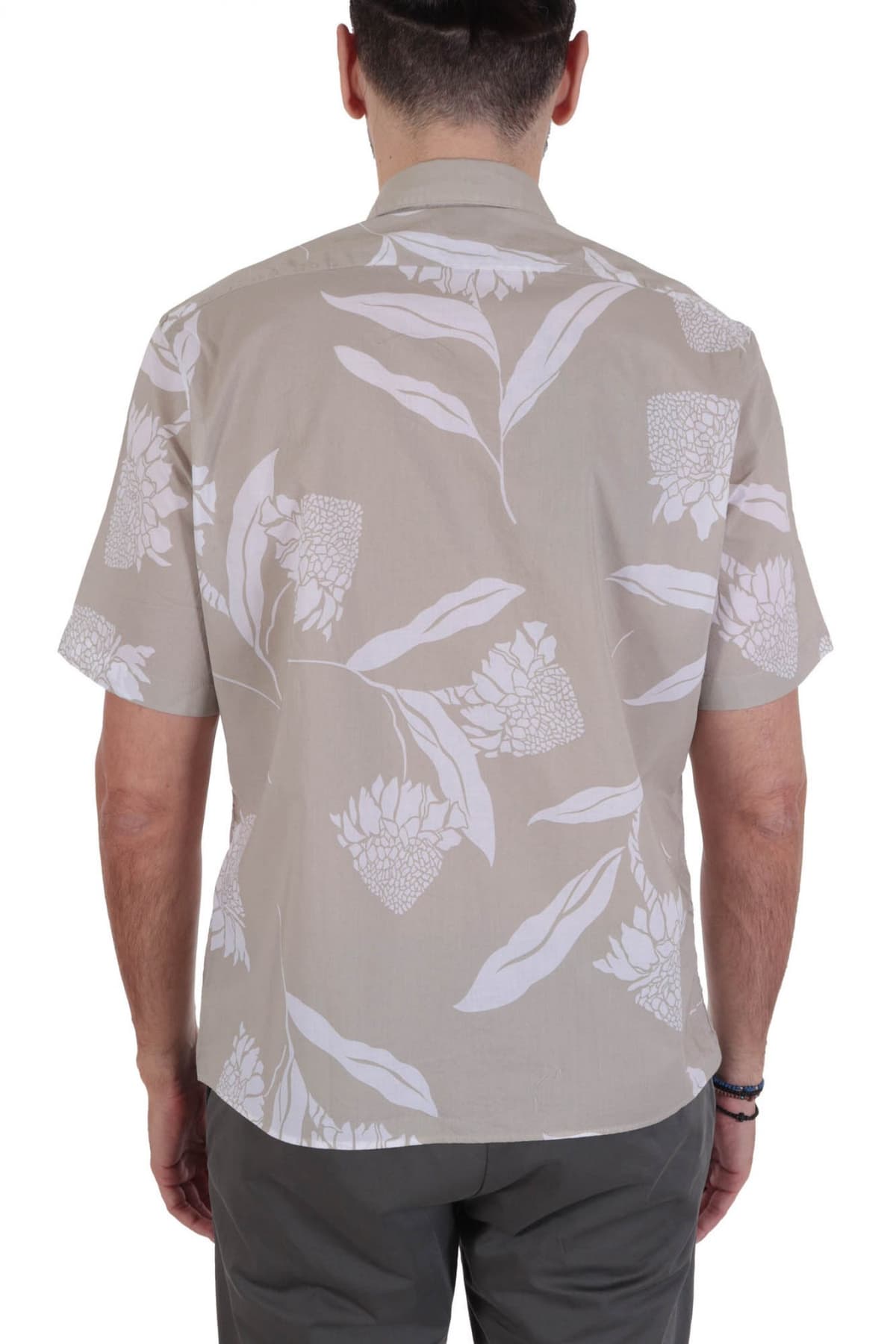 BOSS ΠΟΥΚΑΜΙΣΟ LUKKA_F REGULAR FIT ΜΠΕΖ