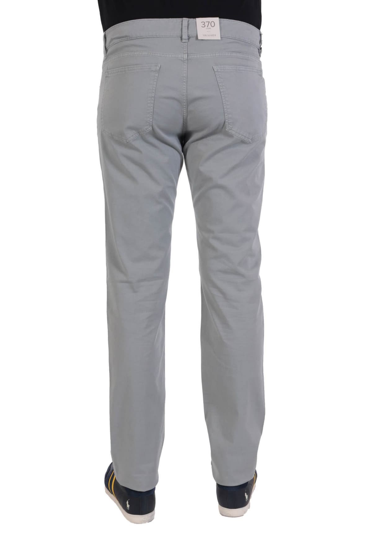 TRUSSARDI ΠΑΝΤΕΛΟΝΙ 5ΤΣΕΠΟ 370 CLOSE SLIM TAPERED FIT ΓΚΡΙ