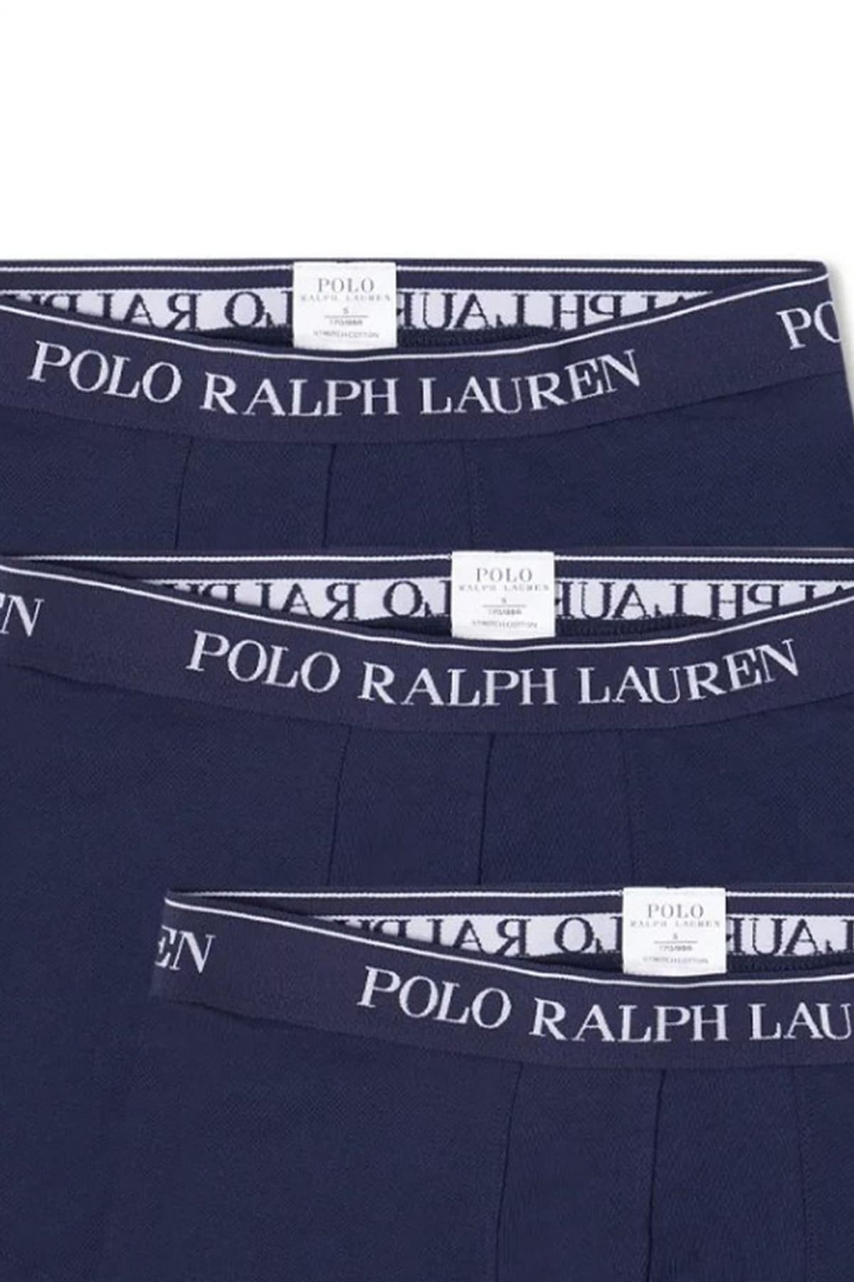 RALPH LAUREN UNDERWEAR ΕΣΩΡΟΥΧΟ ΣΕΤ 3PACK STRETCH COTTON TRUNK ΜΠΛΕ