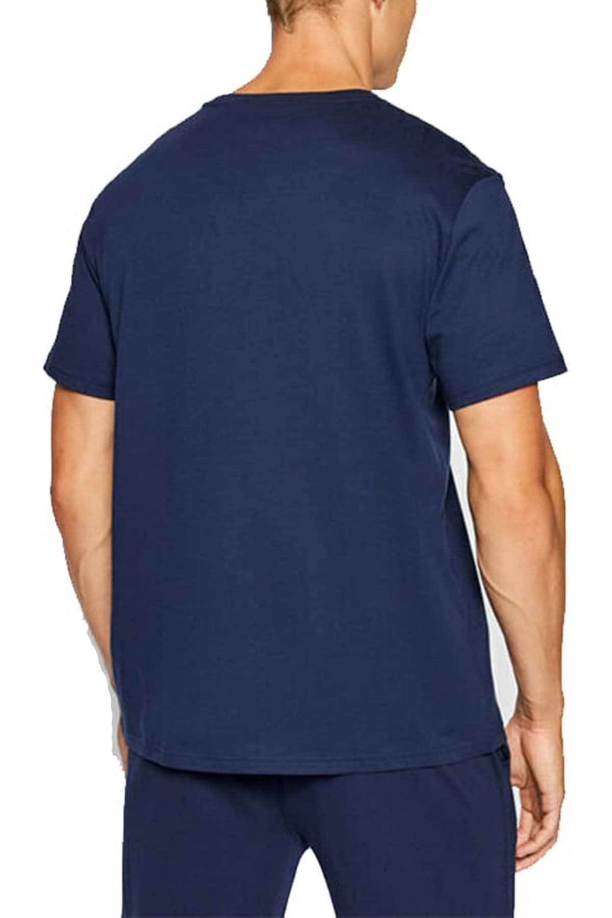 RALPH LAUREN T-SHIRT UNDERWEAR LOGO ΜΠΛΕ
