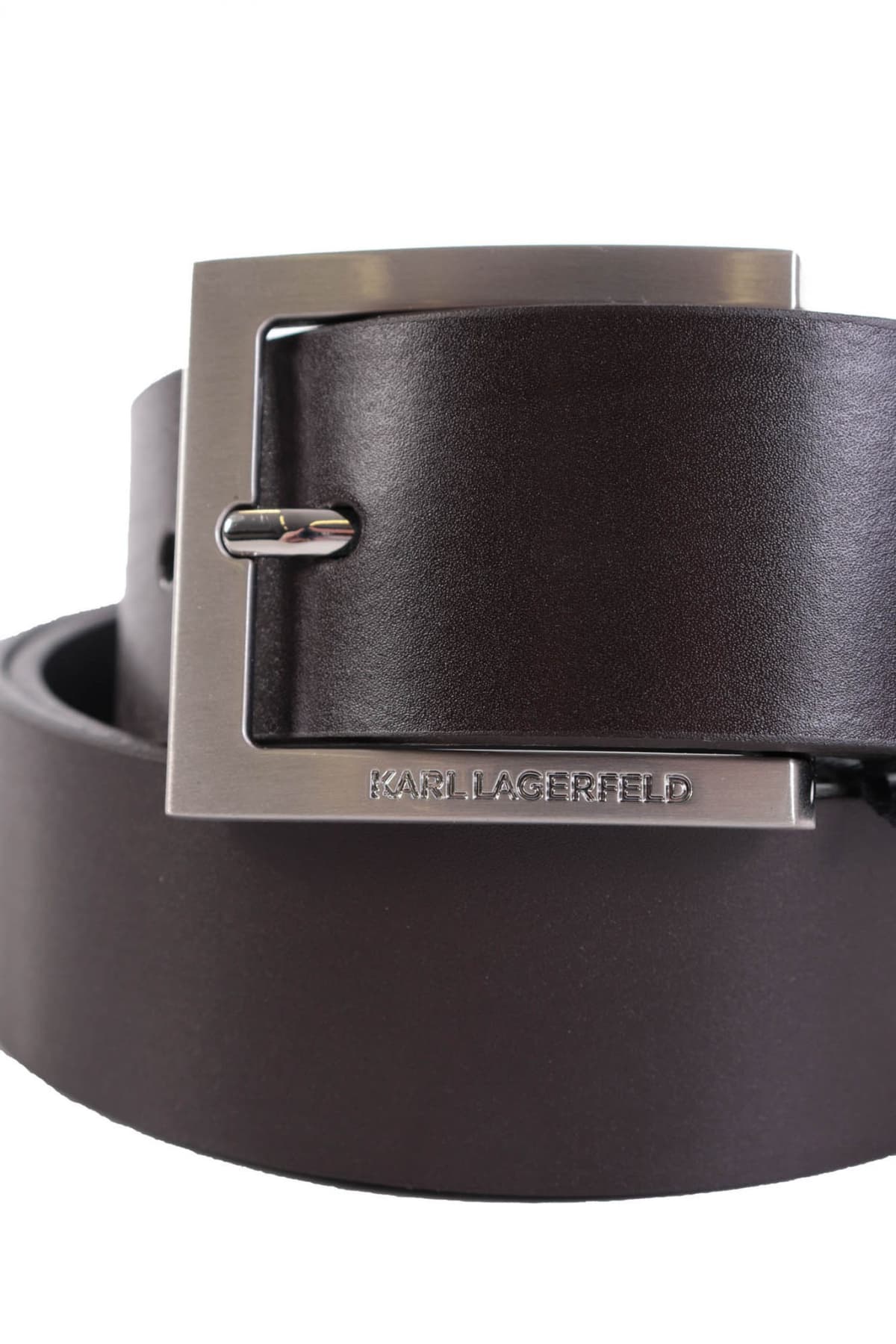 KARL LAGERFELD ΖΩΝΗ ΔΕΡΜΑ ΚΑΦΕ