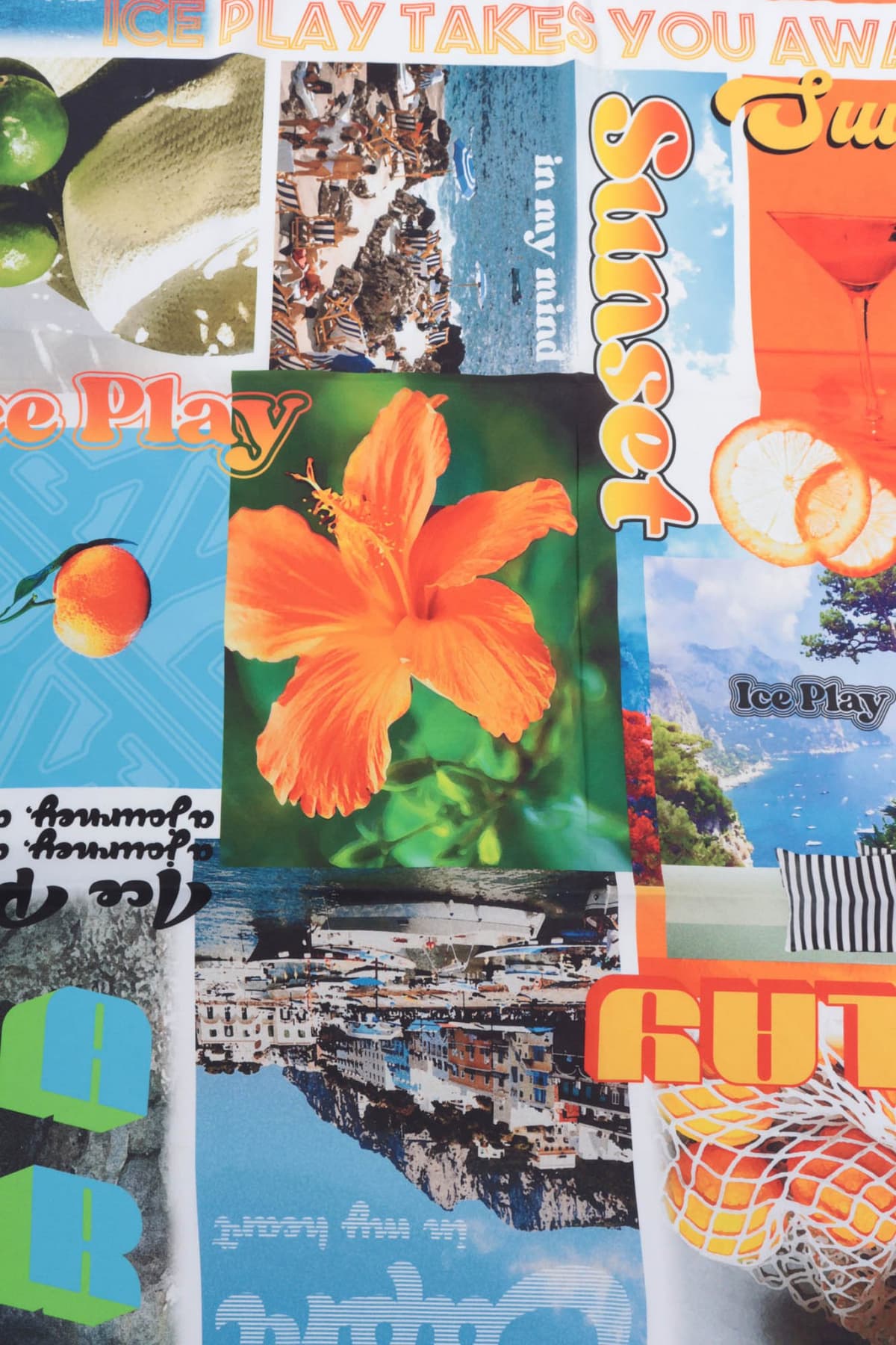 ICE PLAY ΦΟΥΛΑΡΙ ΜΟΤΙΒΑ ΛΟΓΟΤΥΠΟ ΠΟΛΥΧΡΩΜΟ ΠΟΡΤΟΚΑΛΙ