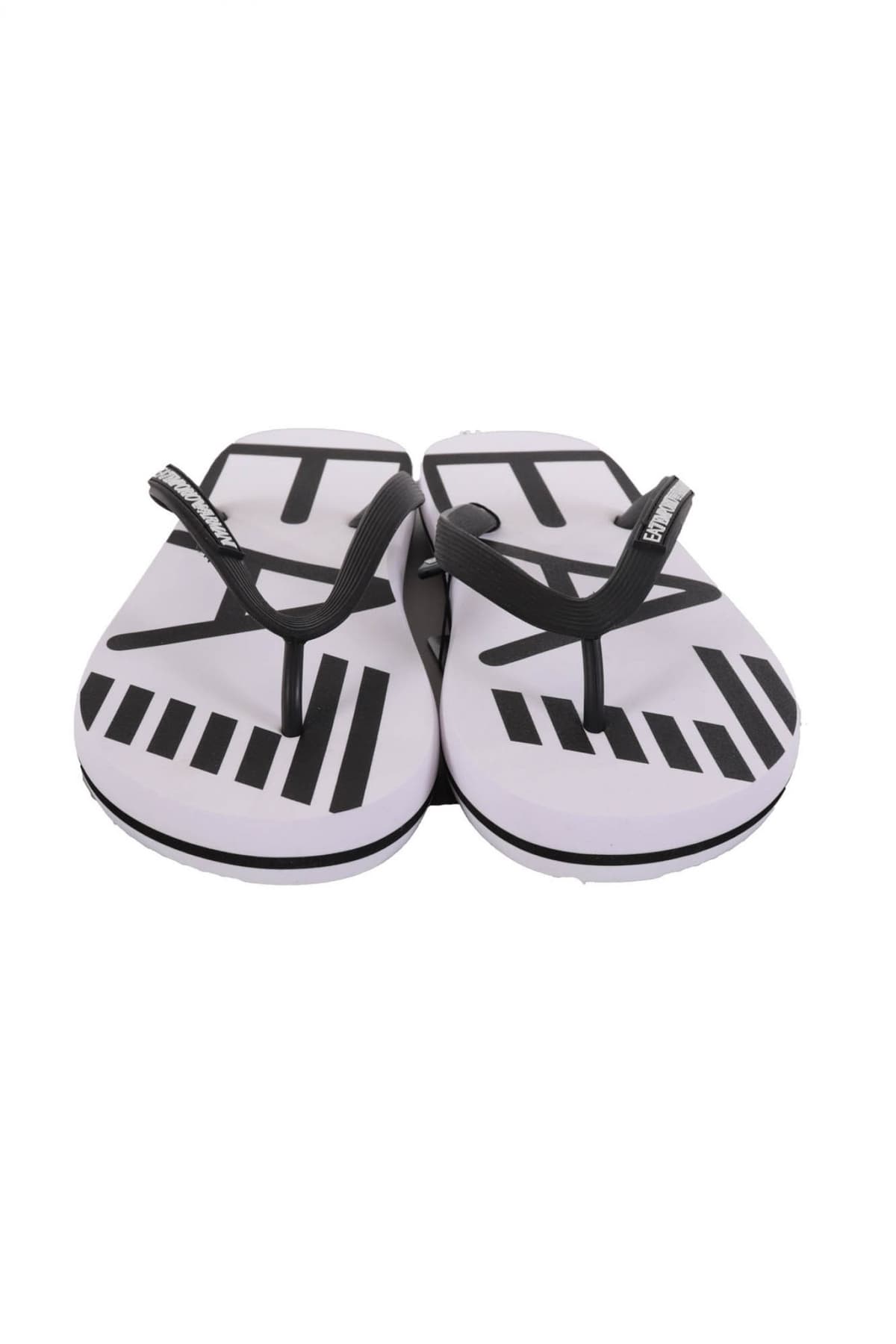 ARMANI 7 ΠΑΝΤΟΦΛΕΣ ΘΑΛΑΣΣΗΣ LOGO ΛΕΥΚΟ-ΜΑΥΡΟ