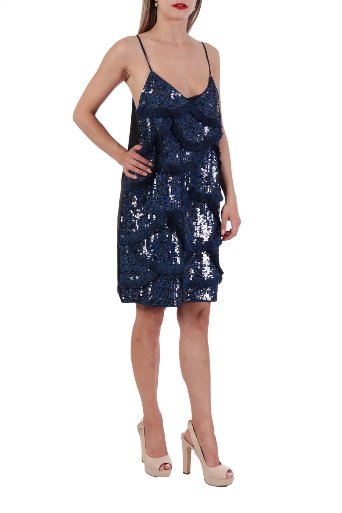 PINKO ΦΟΡΕΜΑ AVEZZANO ΠΑΓΙΕΤΑ ΜΠΡΟΣΤΑ ΜΠΛΕ/ΜΑΥΡΟ