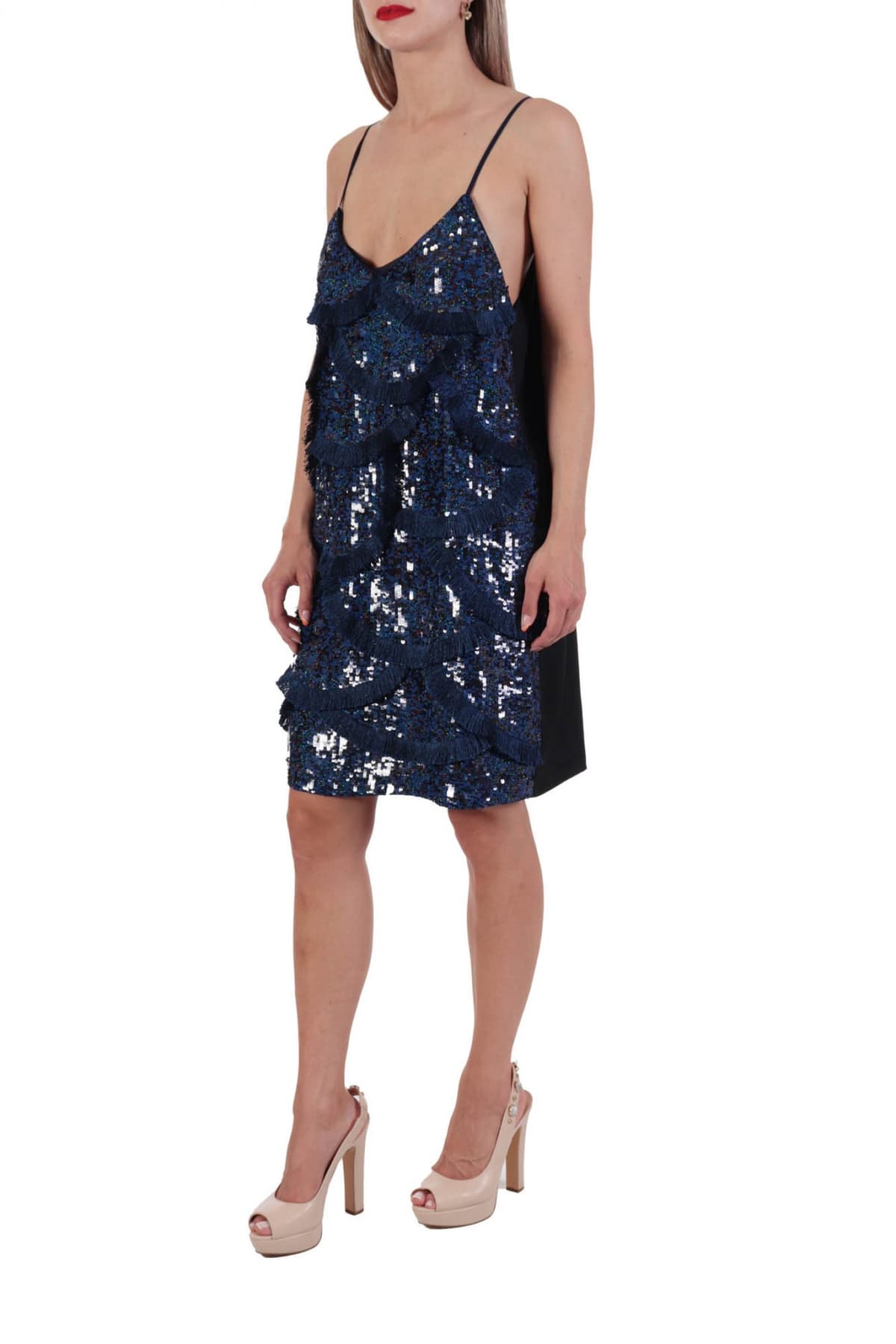 PINKO ΦΟΡΕΜΑ AVEZZANO ΠΑΓΙΕΤΑ ΜΠΡΟΣΤΑ ΜΠΛΕ/ΜΑΥΡΟ