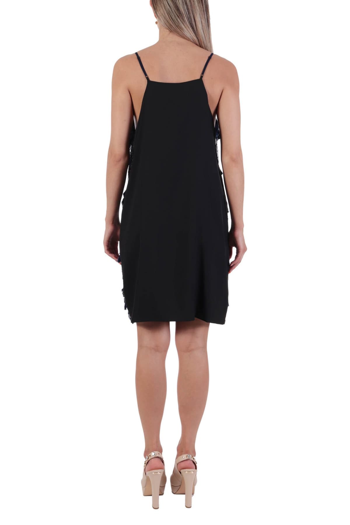 PINKO ΦΟΡΕΜΑ AVEZZANO ΠΑΓΙΕΤΑ ΜΠΡΟΣΤΑ ΜΠΛΕ/ΜΑΥΡΟ