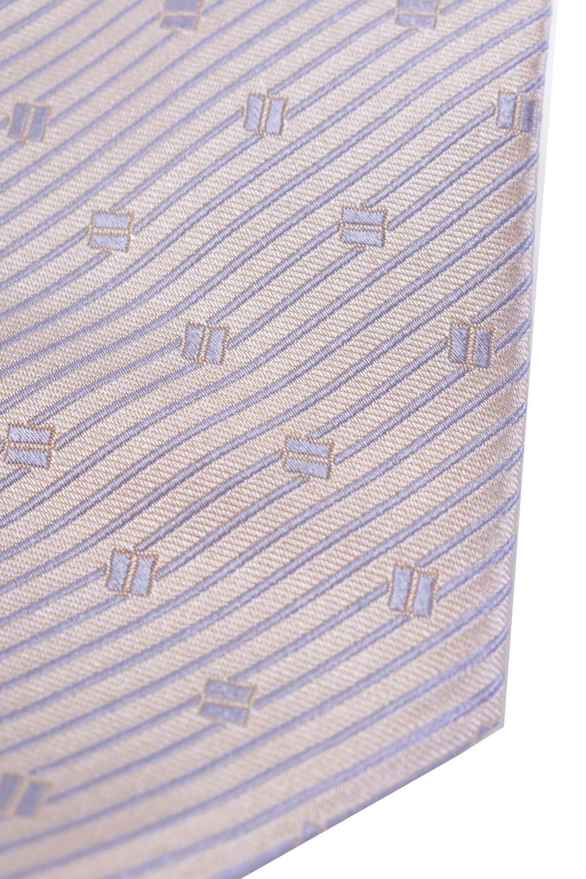 GIORGIO ARMANI ΓΡΑΒΑΤΑ 9CM ΡΙΓΕ ΣΧΕΔΙΑΣΤΗ ΜΩΒ-ΓΚΡΙ