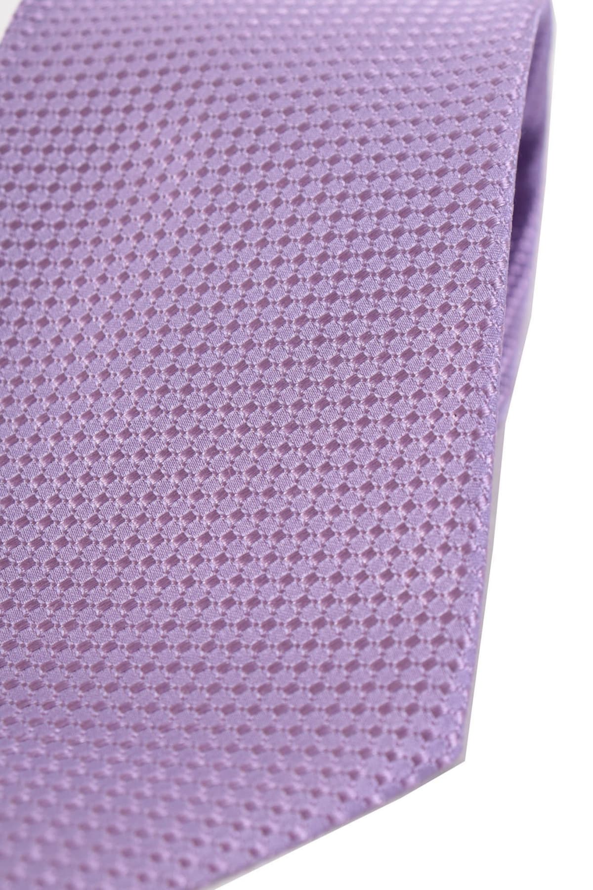 ARMANI COLLEZIONI ΓΡΑΒΑΤΑ 7.5CM ΜΙΚΡΟΣΧΕΔΙΟ ΒΙΟΛΕΤΙ