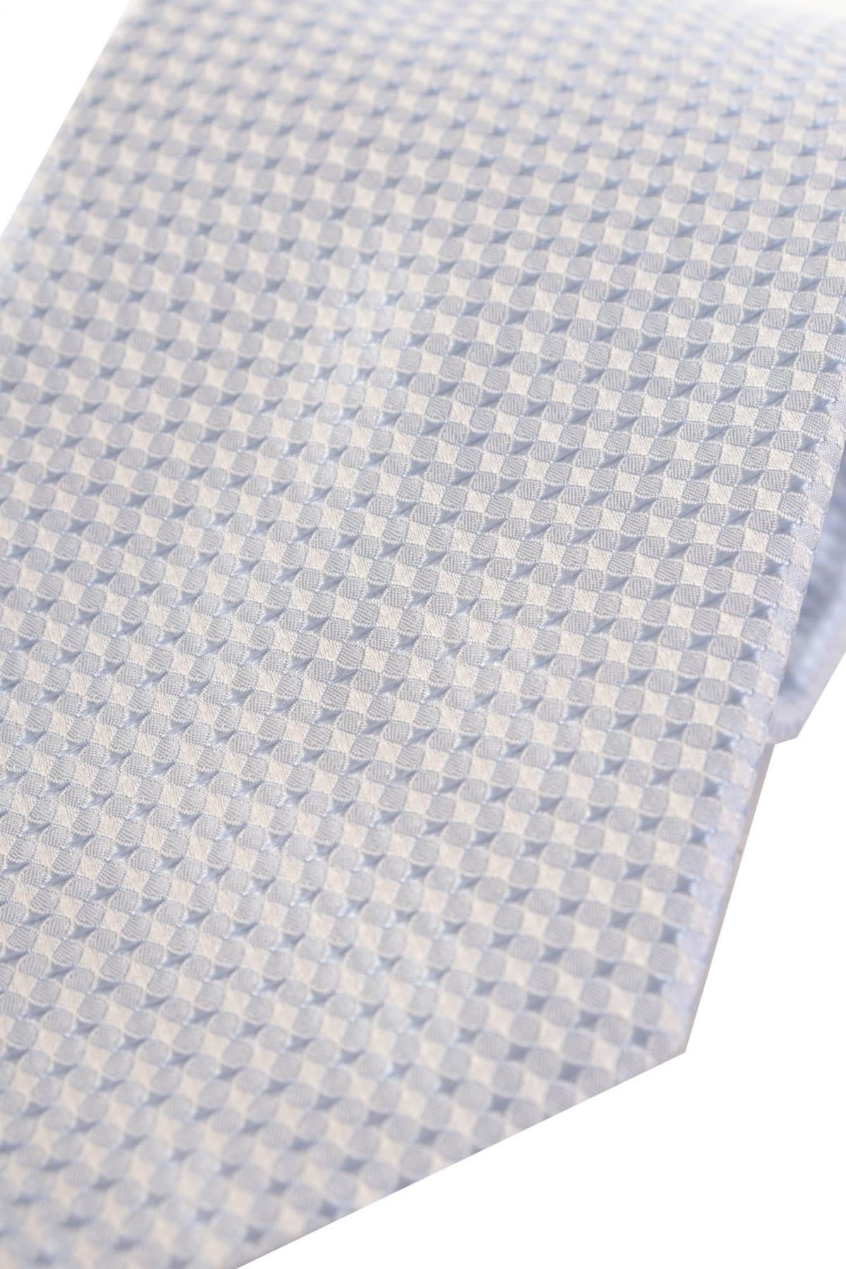 BOSS ΓΡΑΒΑΤΑ 8.5CM ΜΙΚΡΟΣΧΕΔΙΟ ΣΙΕΛ