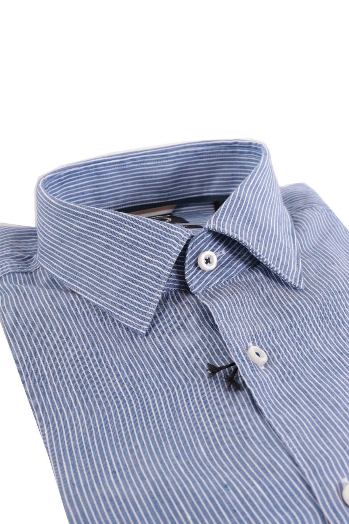 BOSS ΠΟΥΚΑΜΙΣΟ ΡΙΓΕ REGULAR FIT C-JOE-SOFT-C1-214 ΓΑΛΑΖΙΟ