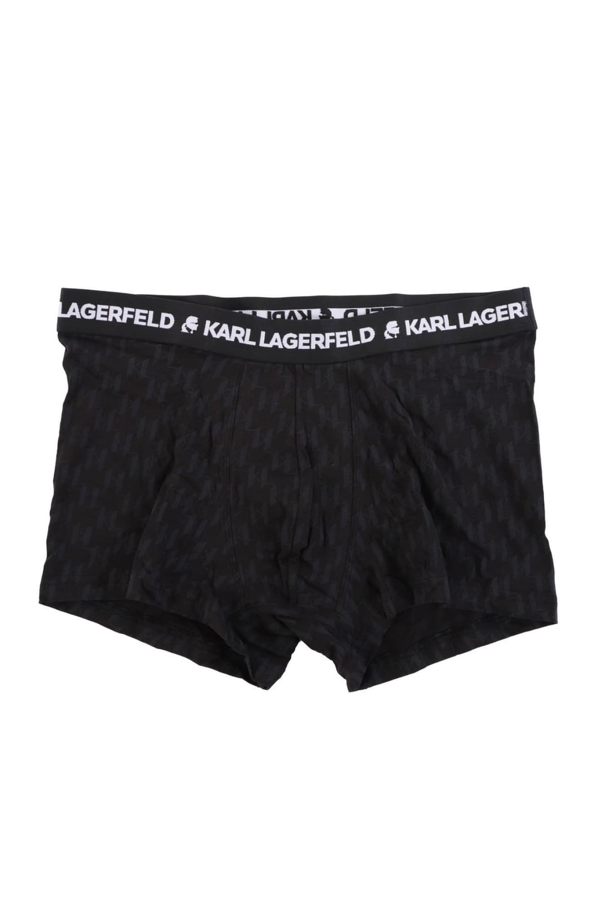 KARL LAGERFELD ΕΣΩΡΟΥΧΑ 3PACK TRUNKS SET MONOGRAM ΜΑΥΡΟ