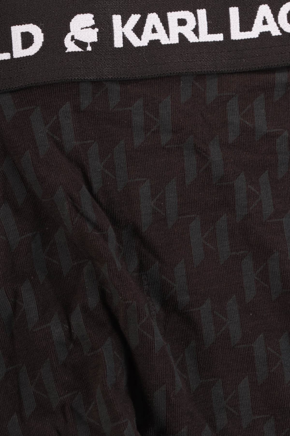 KARL LAGERFELD ΕΣΩΡΟΥΧΑ 3PACK TRUNKS SET MONOGRAM ΜΑΥΡΟ