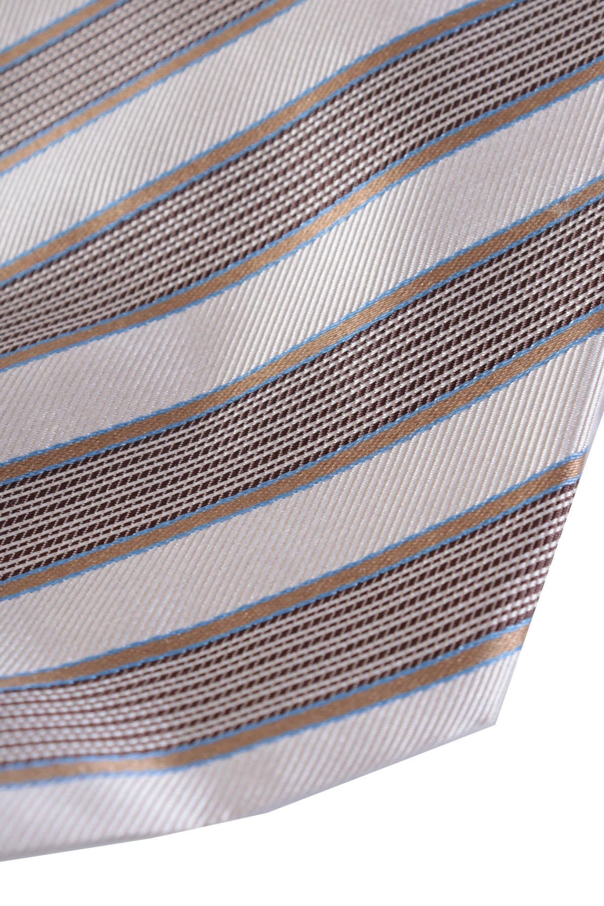 GIORGIO ARMANI ΓΡΑΒΑΤΑ 9,5CM ΡΙΓΕ ΚΑΦΕ-ΛΙΛΑ