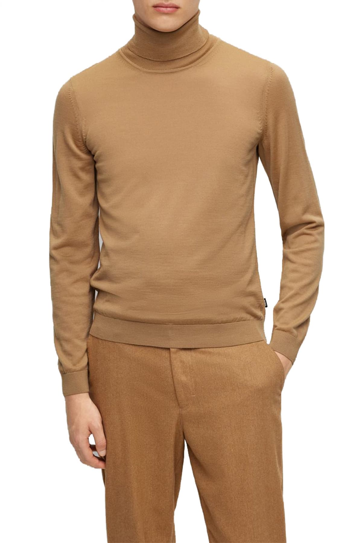 BOSS ΠΛΕΚΤΟ TURTLENECK MUSSO-P ΚΑΜΗΛΟ