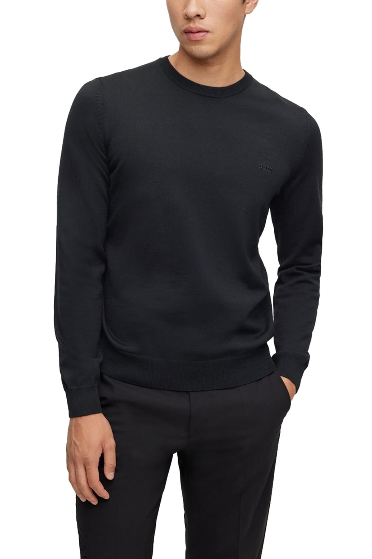 Men's Knitwear Boss Black