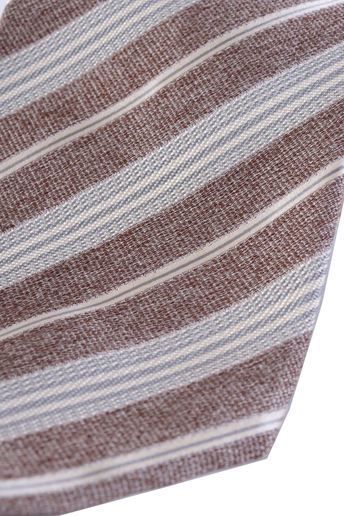 PAL ZILERI ΓΡΑΒΑΤΑ 9CM ΡΙΓΕ ΜΠΕΖ-ΚΑΦΕ