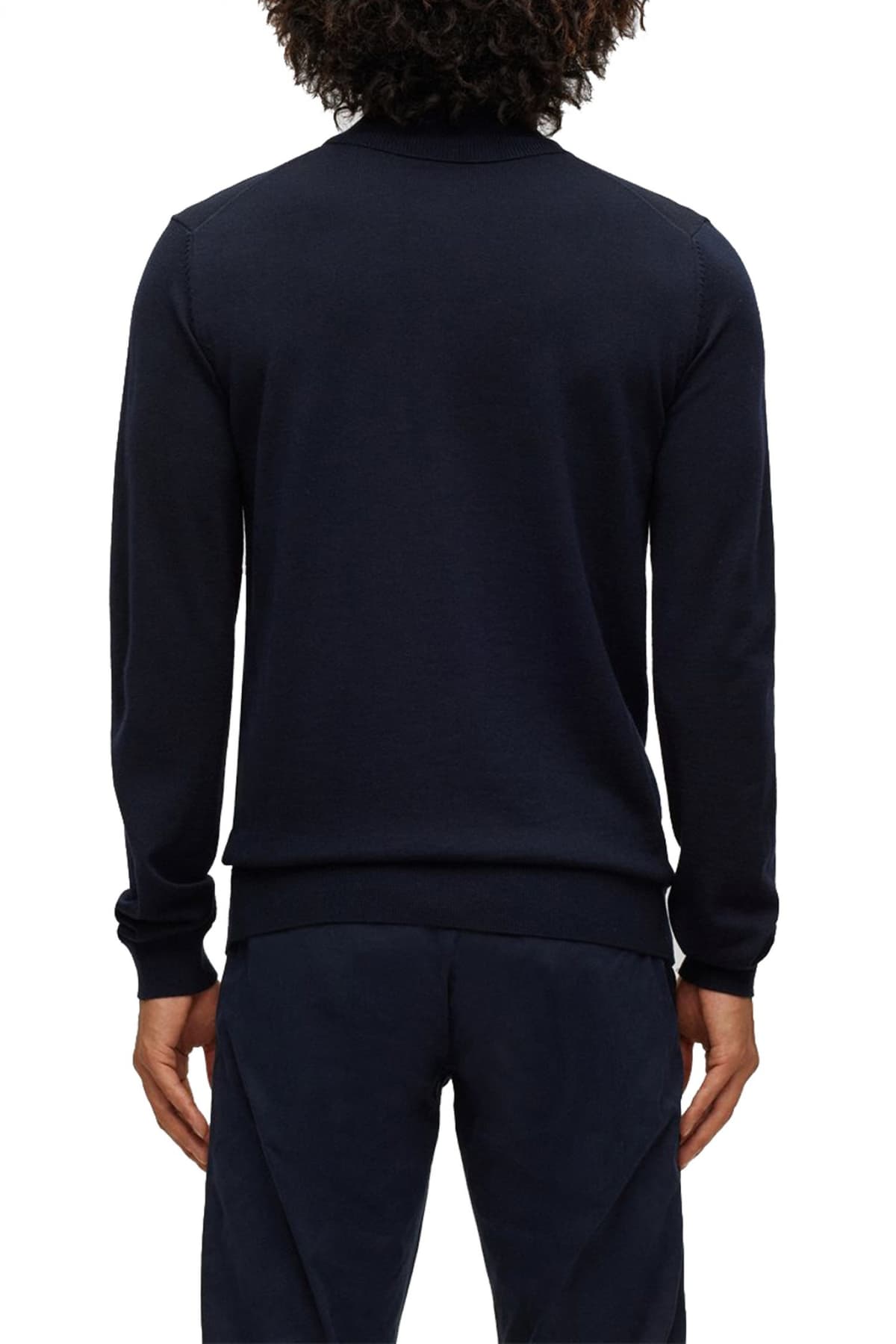HUGO ΠΛΕΚΤΟ TURTLENECK SAN THOMAS-M ΜΠΛΕ