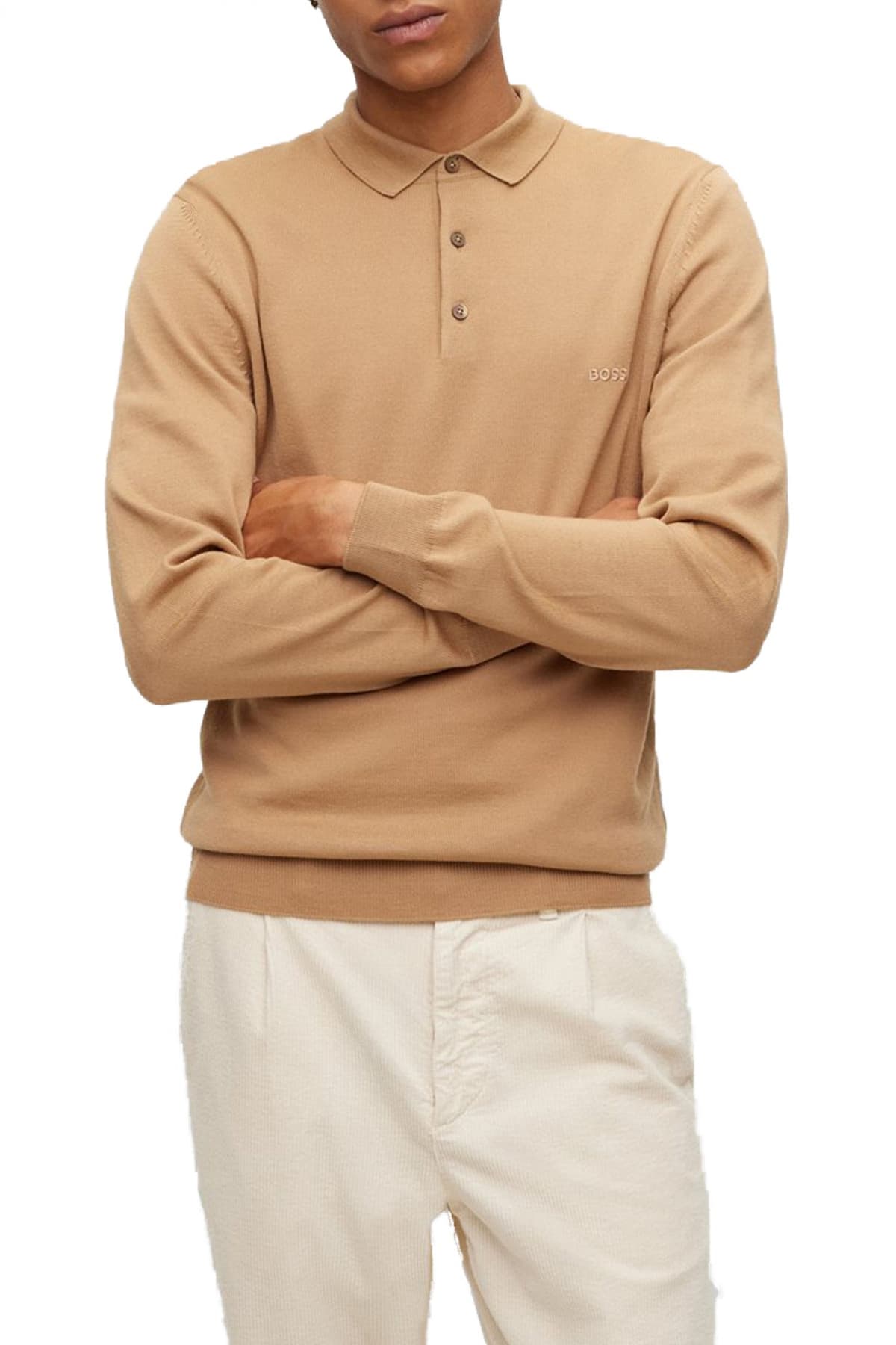 BOSS POLO ΠΛΕΚΤΟ BONO-L ΚΑΜΗΛΟ