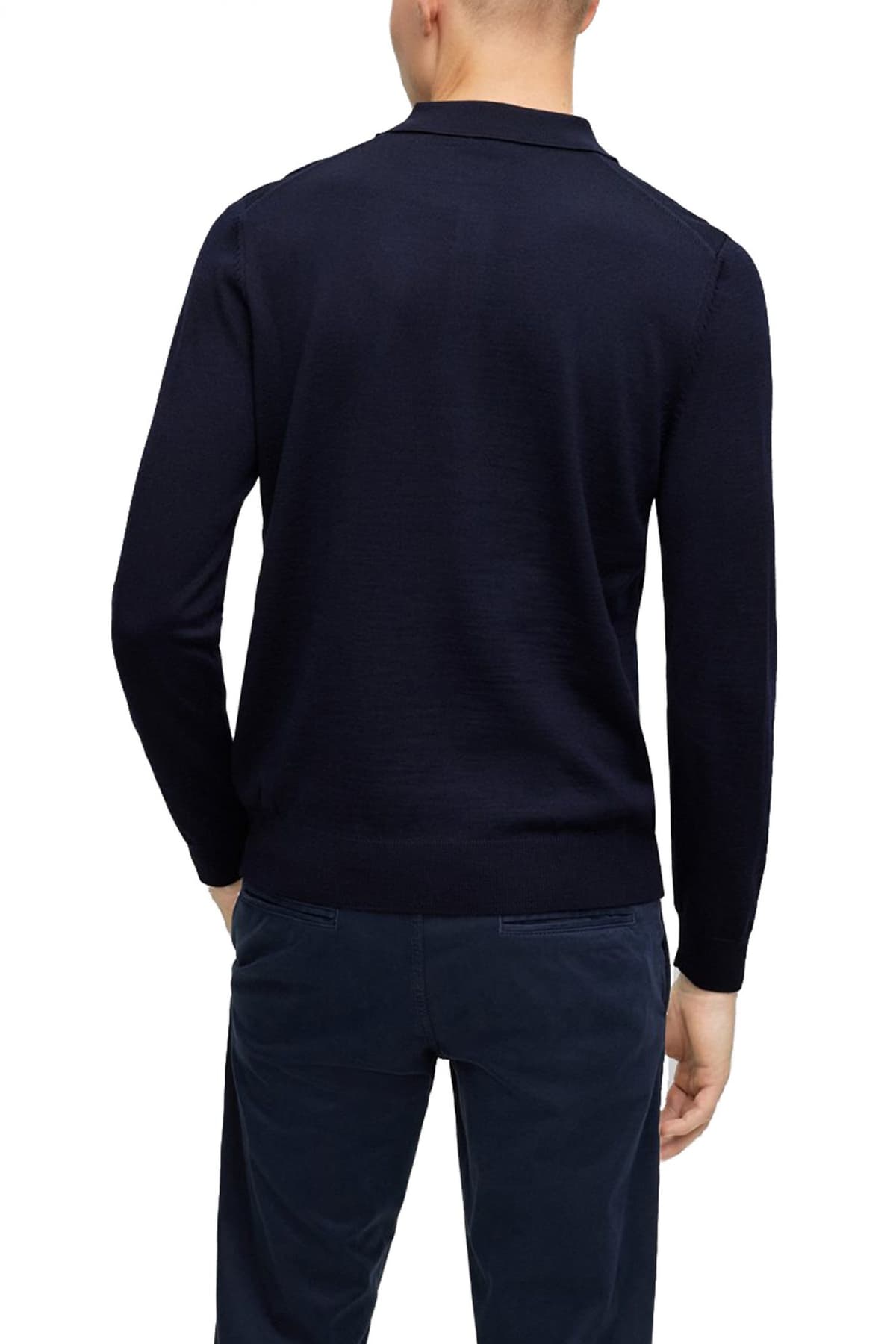 BOSS POLO ΠΛΕΚΤΟ BONO-L ΜΠΛΕ