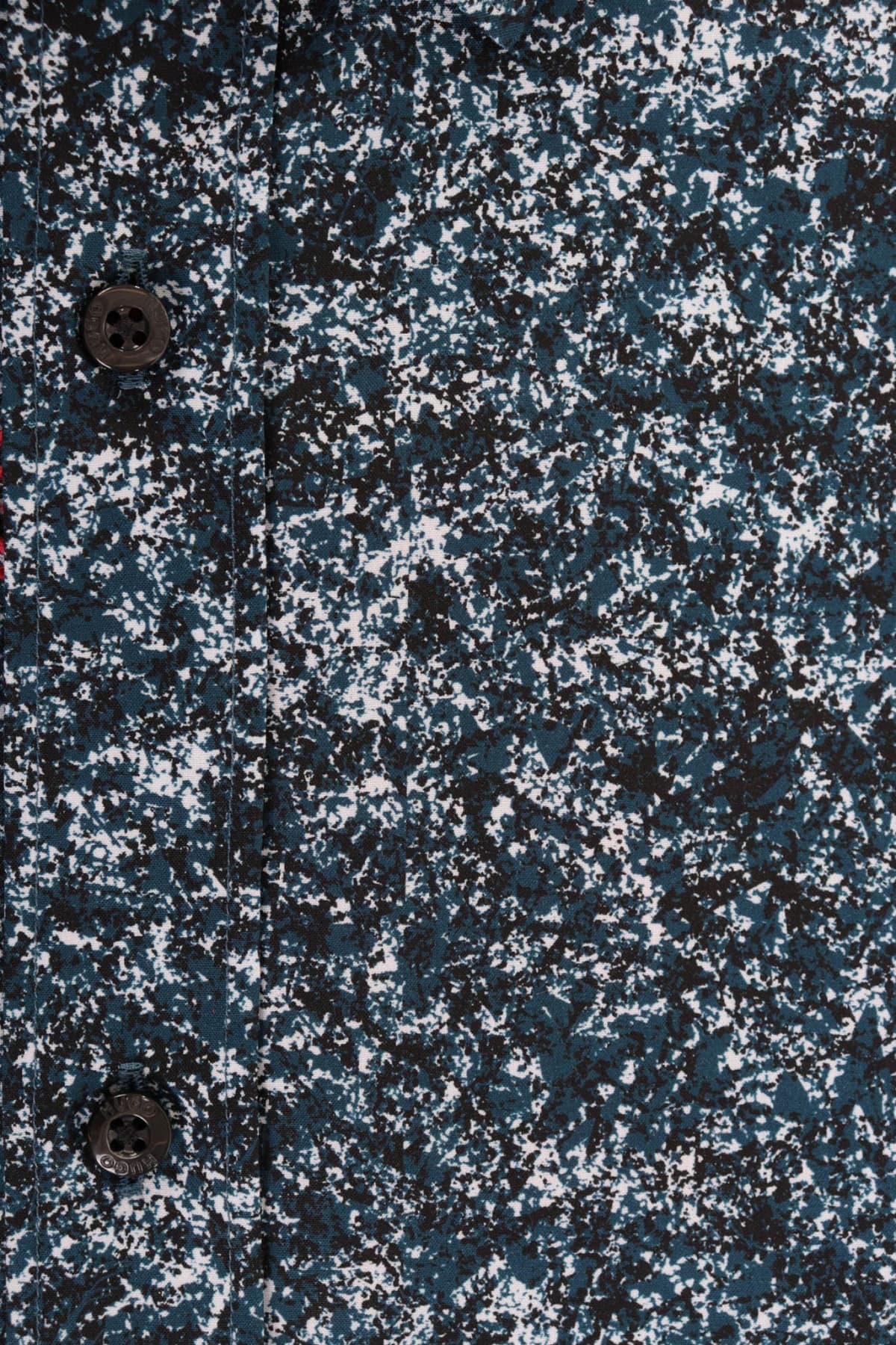 HUGO ΠΟΥΚΑΜΙΣΟ EXTRA SLIM FIT FLORAL ELISHA02 ΜΠΛΕ