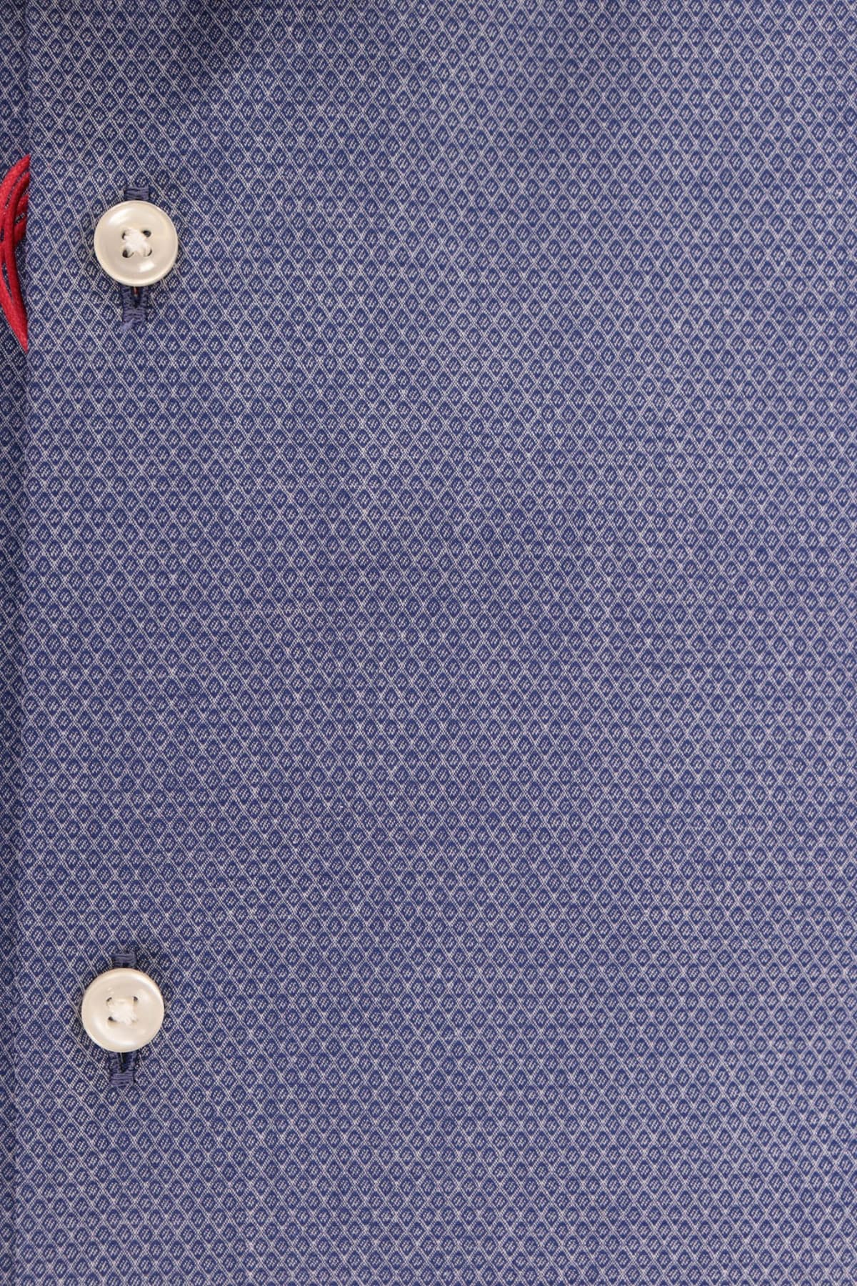 HUGO ΠΟΥΚΑΜΙΣΟ ΜΙΚΡΟΣΧΕΔΙΟ SLIM FIT STRETCH KENNO ΜΠΛΕ