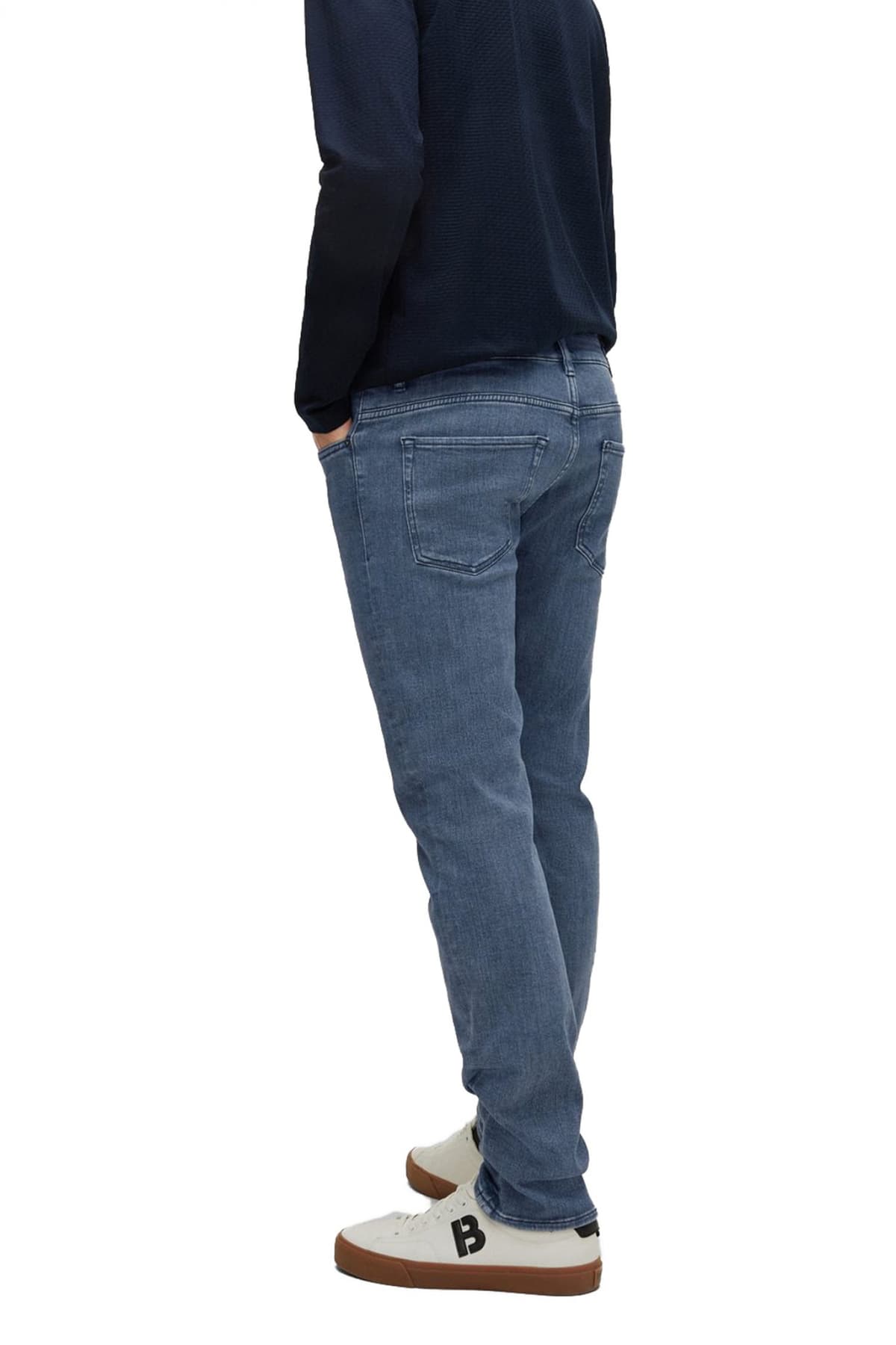 BOSS ΠΑΝΤΕΛΟΝΙ JEANS DELAWARE 3-1 SLIM FIT ΓΚΡΙ