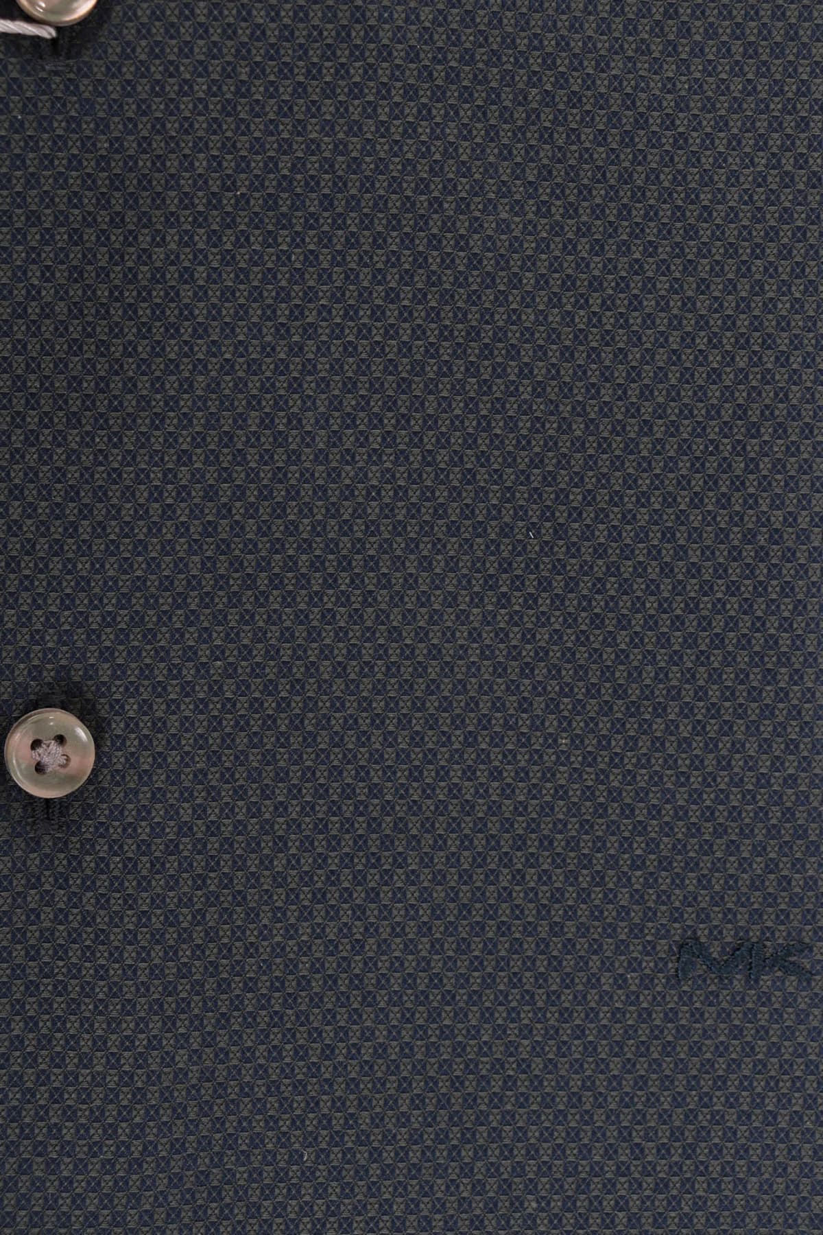 MICHAEL KORS ΠΟΥΚΑΜΙΣΟ DOBBY SLIM FIT STRETCH ΠΡΑΣΙΝΟ