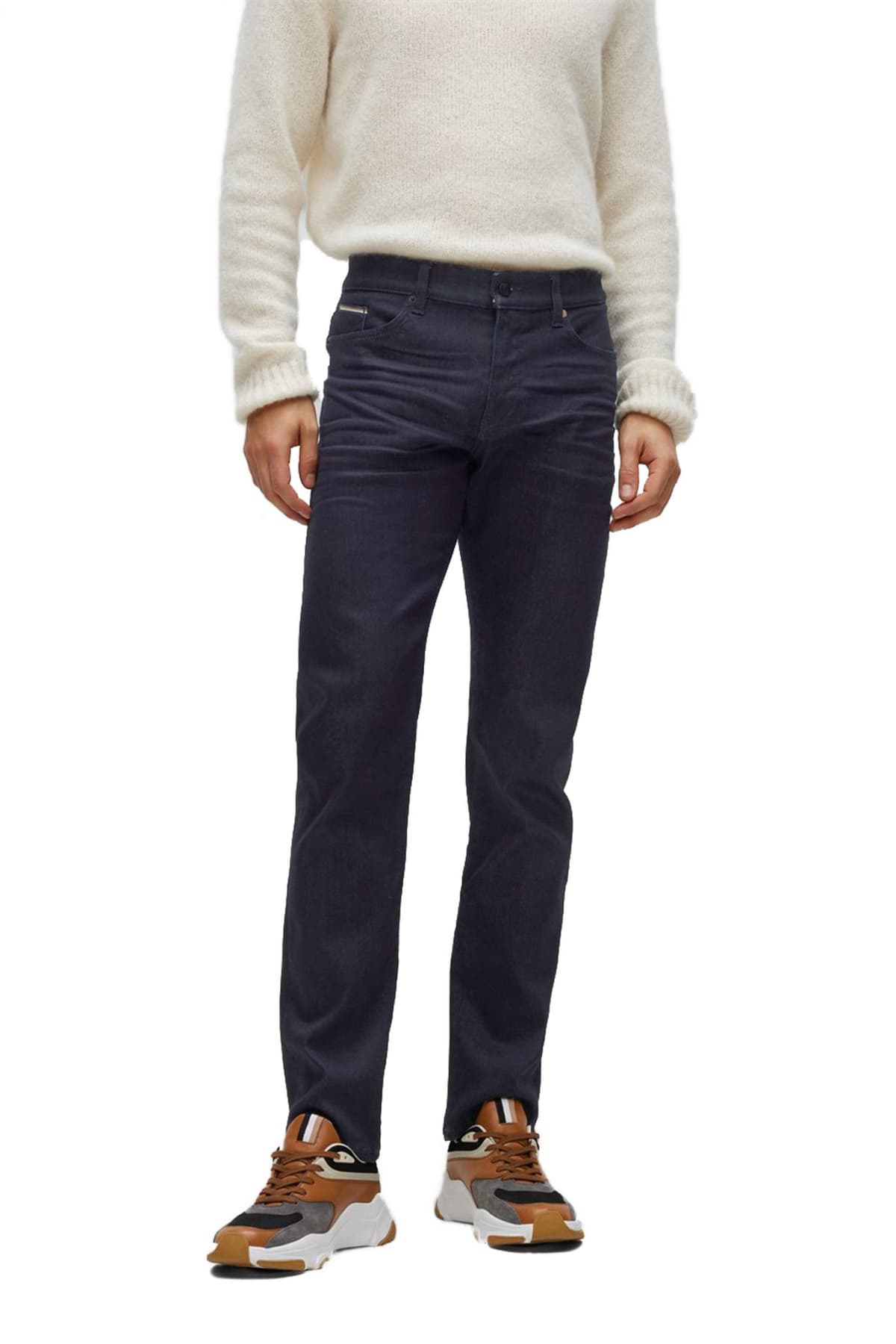 BOSS ΠΑΝΤΕΛΟΝΙ JEANS DELAWARE 3-1 SLIM FIT ΜΠΛΕ