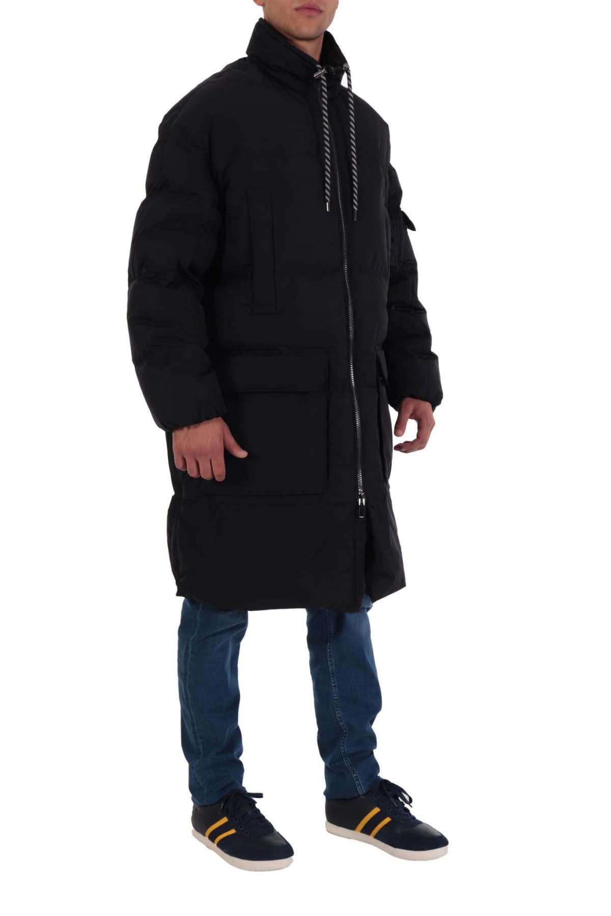 EMPORIO ARMANI ΜΠΟΥΦΑΝ JACKET ΜΑΚΡΥ ΜΠΛΕ