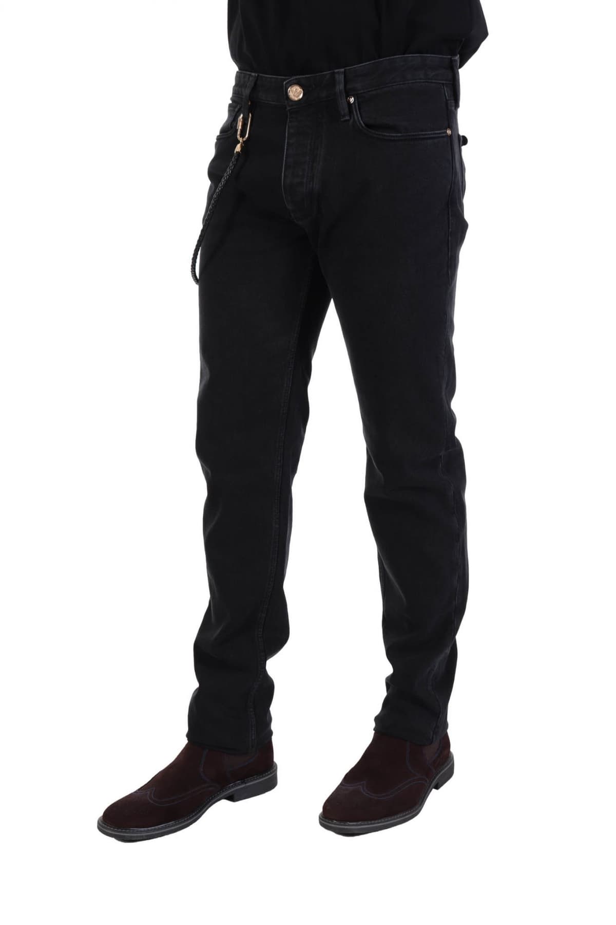 EMPORIO ARMANI ΠΑΝΤΕΛΟΝΙ JEANS J75 SLIM FIT ΜΑΥΡΟ