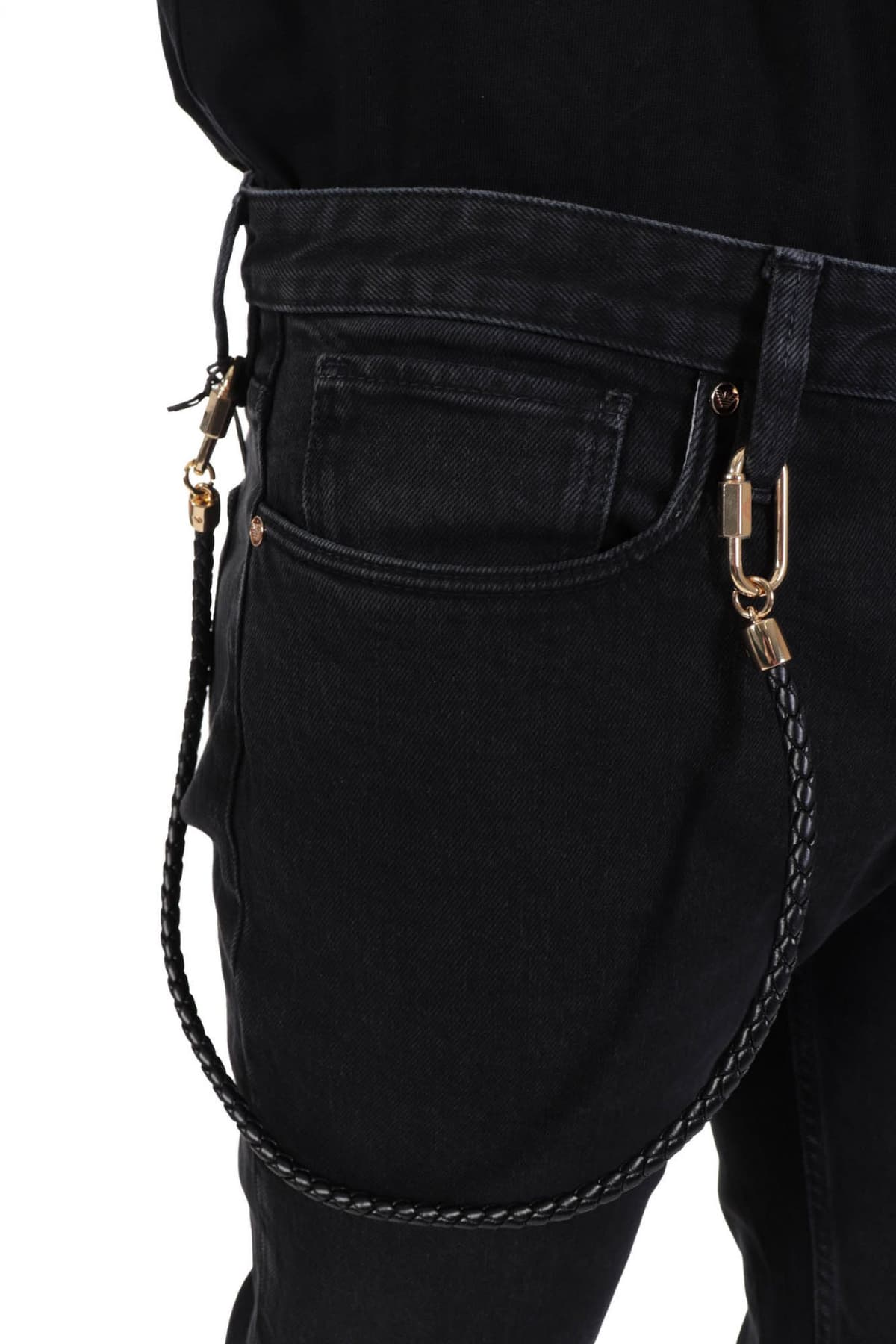 EMPORIO ARMANI ΠΑΝΤΕΛΟΝΙ JEANS J75 SLIM FIT ΜΑΥΡΟ