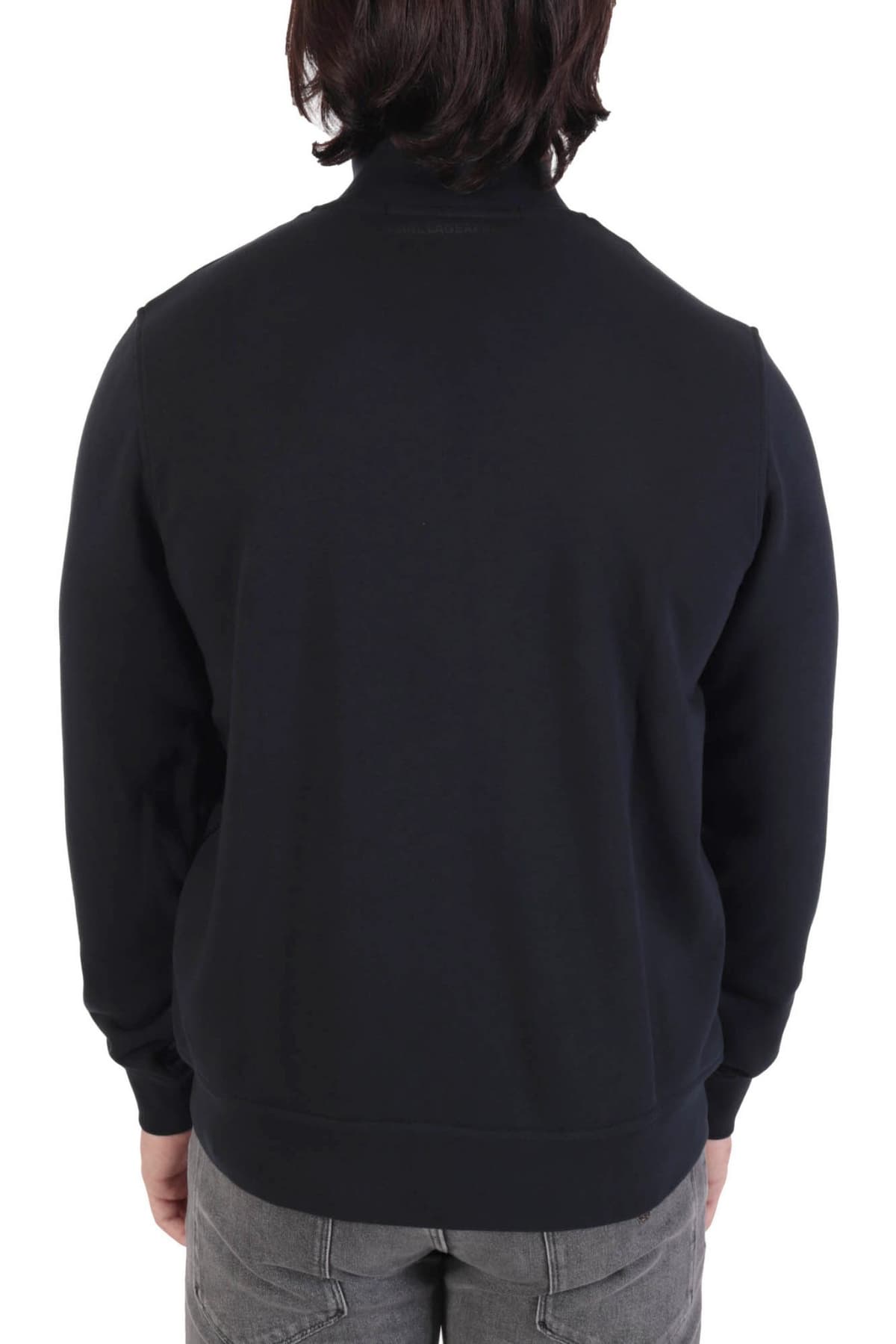 KARL LAGERFELD ΦΟΥΤΕΡ FULLZIP LOGO ΜΠΛΕ