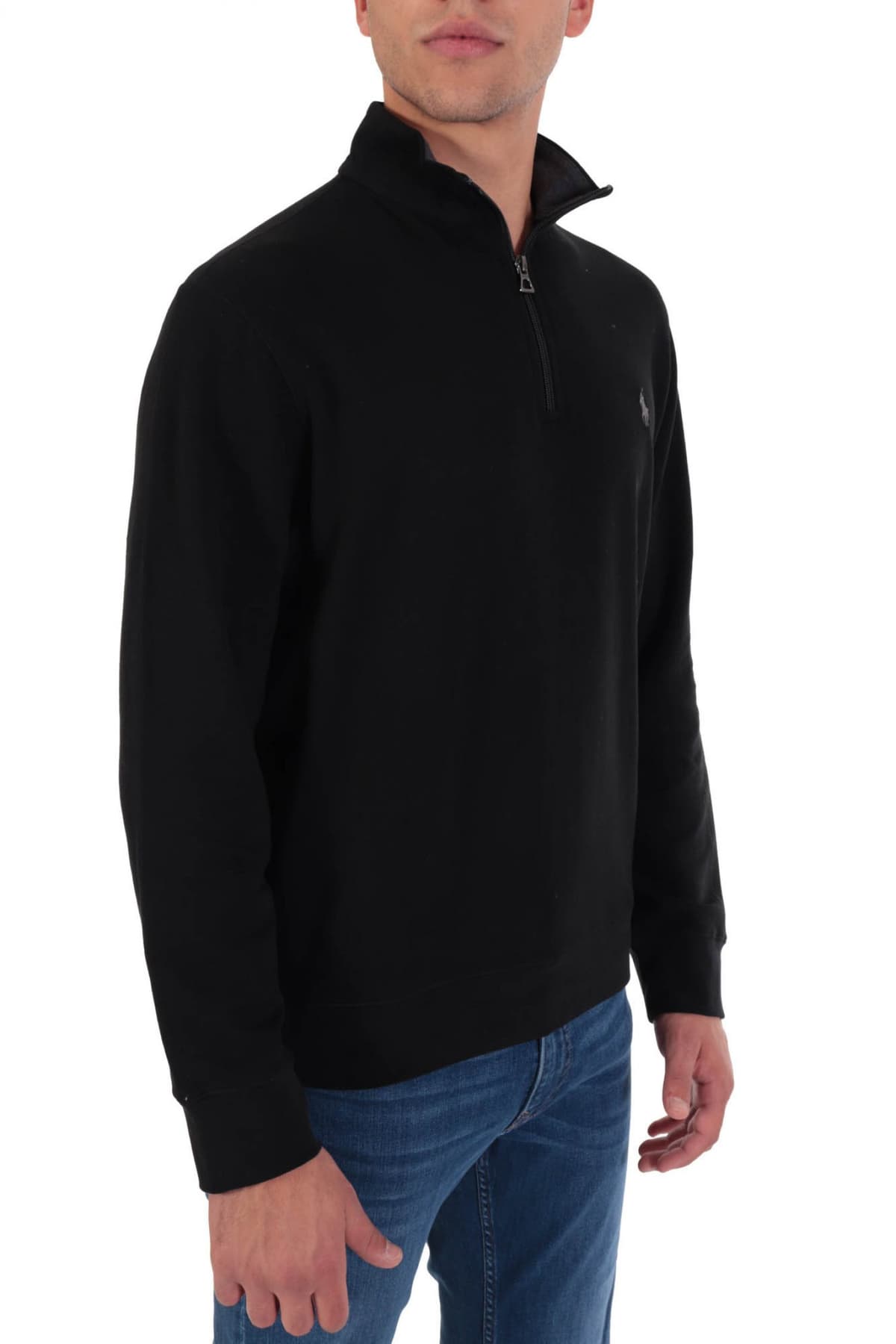 RALPH LAUREN ΦΟΥΤΕΡ HALFZIP ΜΑΥΡΟ