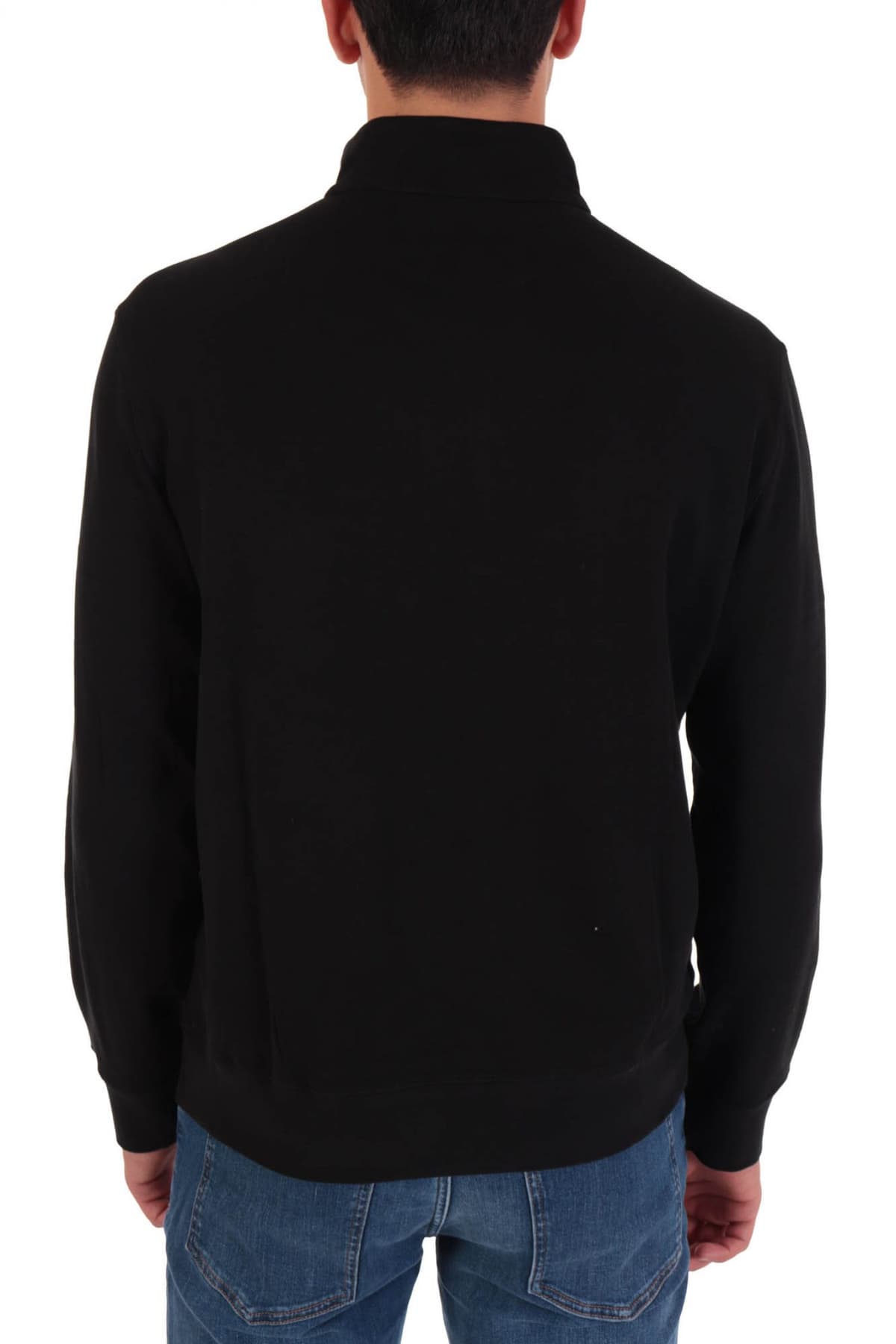 RALPH LAUREN ΦΟΥΤΕΡ HALFZIP ΜΑΥΡΟ