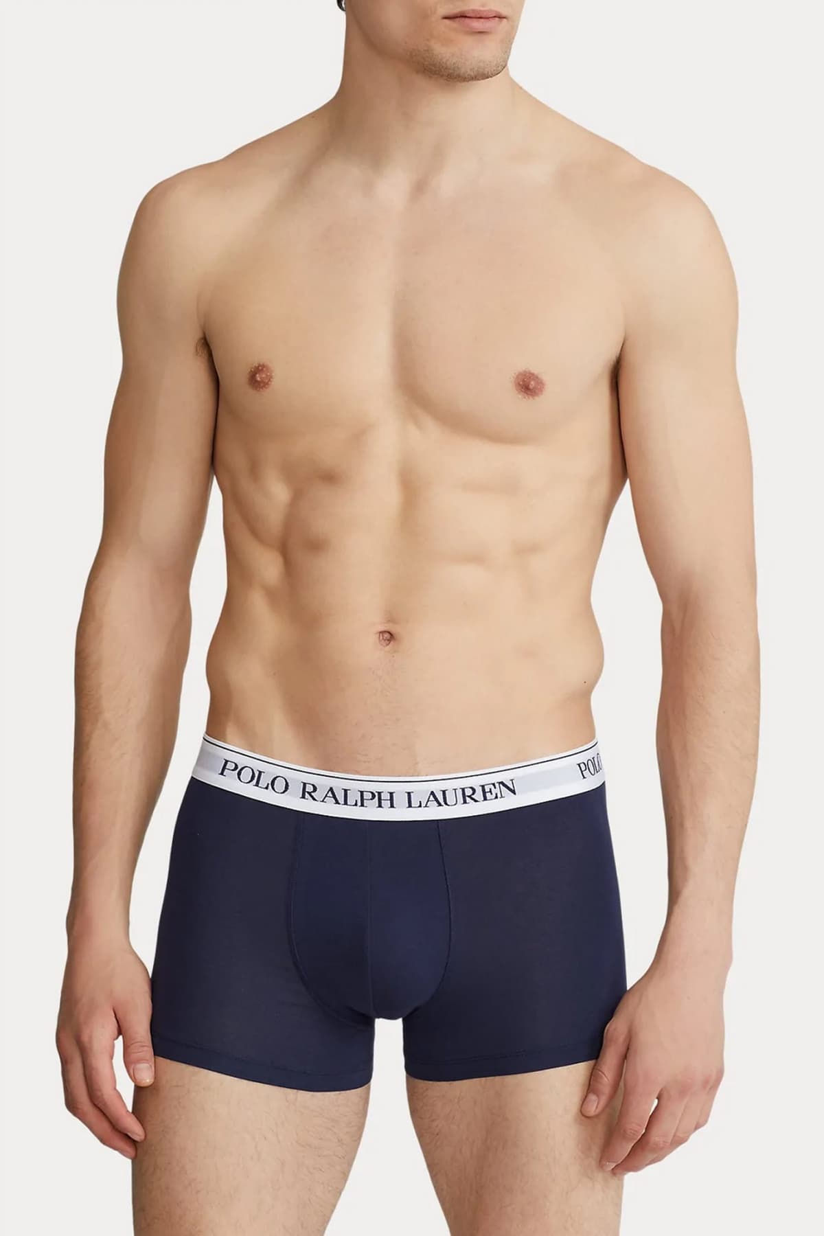 RALPH LAUREN UNDERWEAR ΕΣΩΡΟΥΧΟ ΣΕΤ 3PACK STRETCH COTTON TRUNK ΜΠΛΕ