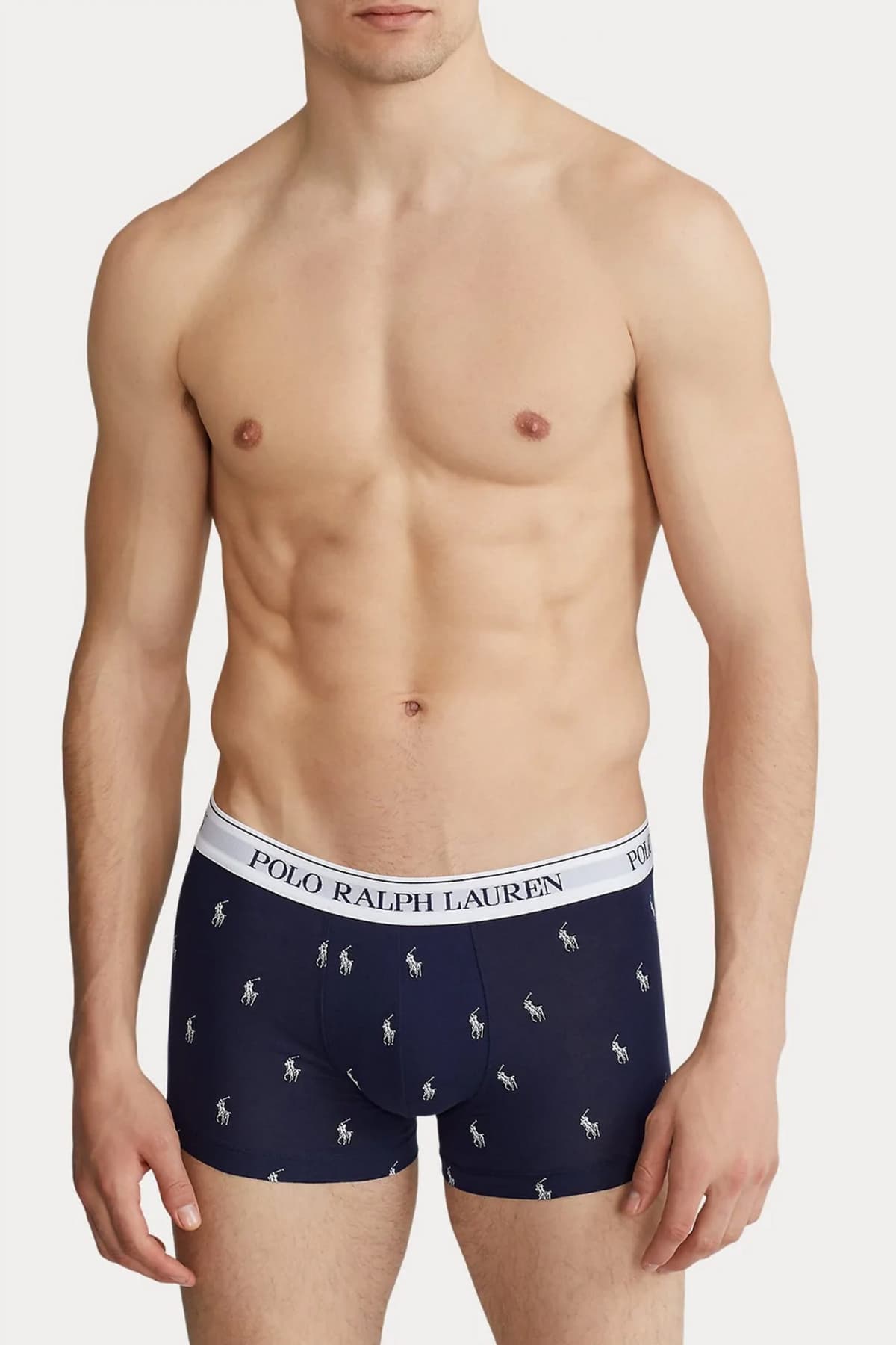 RALPH LAUREN UNDERWEAR ΕΣΩΡΟΥΧΟ ΣΕΤ 3PACK STRETCH COTTON TRUNK ΜΠΛΕ